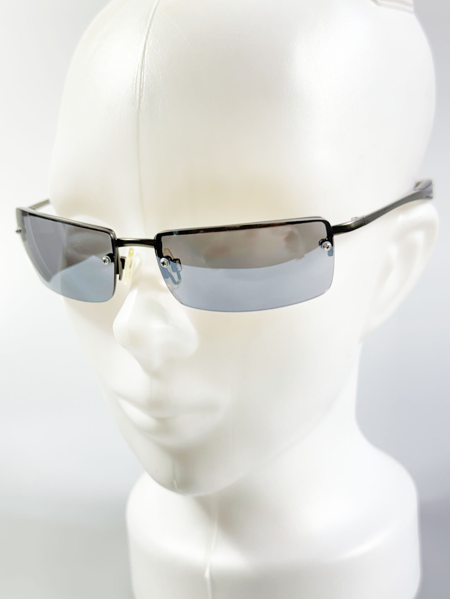 90's UNOSOLEIL Rimless Square Metal Sunglasses