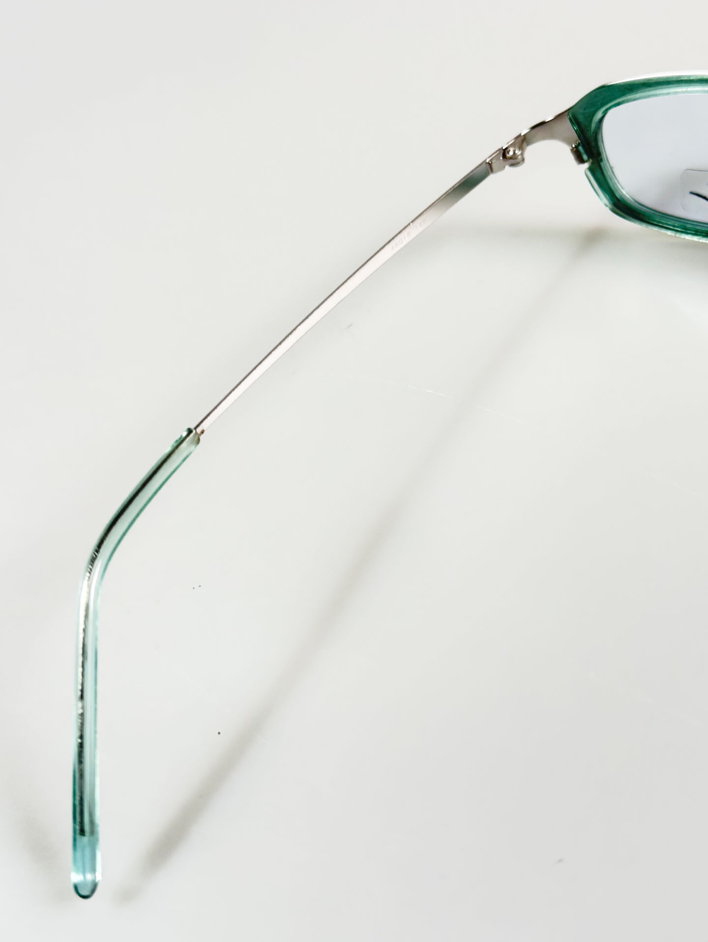 MOOL EYEWEAR Layered Silver Mint Oval Metal Glasses