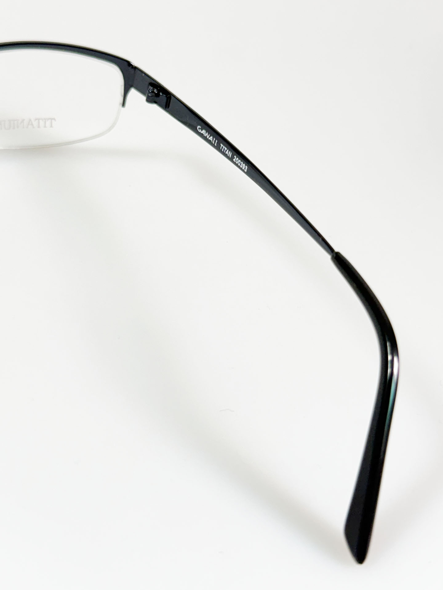 Series 01. GAWAII Vintage Titanium Semi-Rimless Eyewear Collection