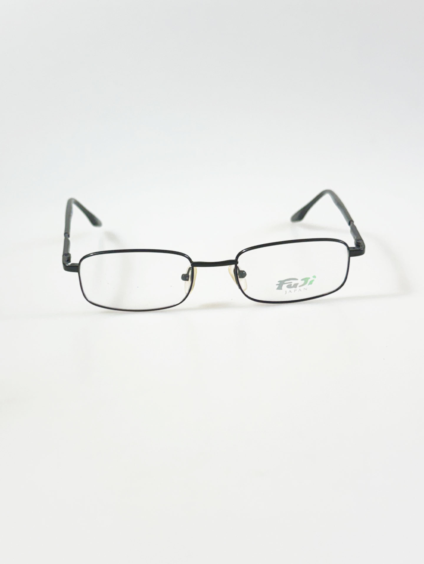 90's FUJI JAPAN Slim Square Metal Glasses Collection / 2 Colors