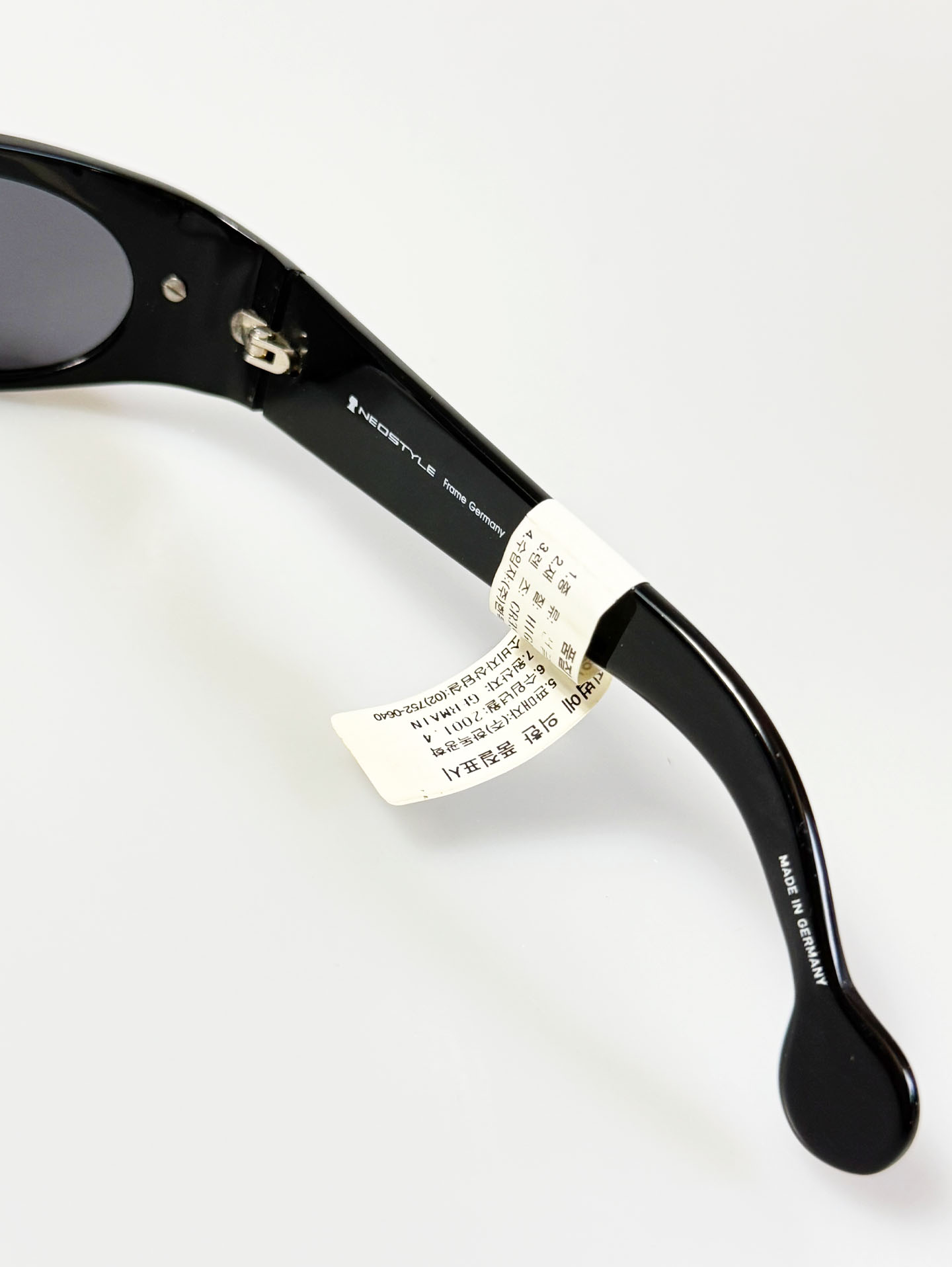 NEOSTYLE Black & Silver Oval Combination Frame Sunglasses