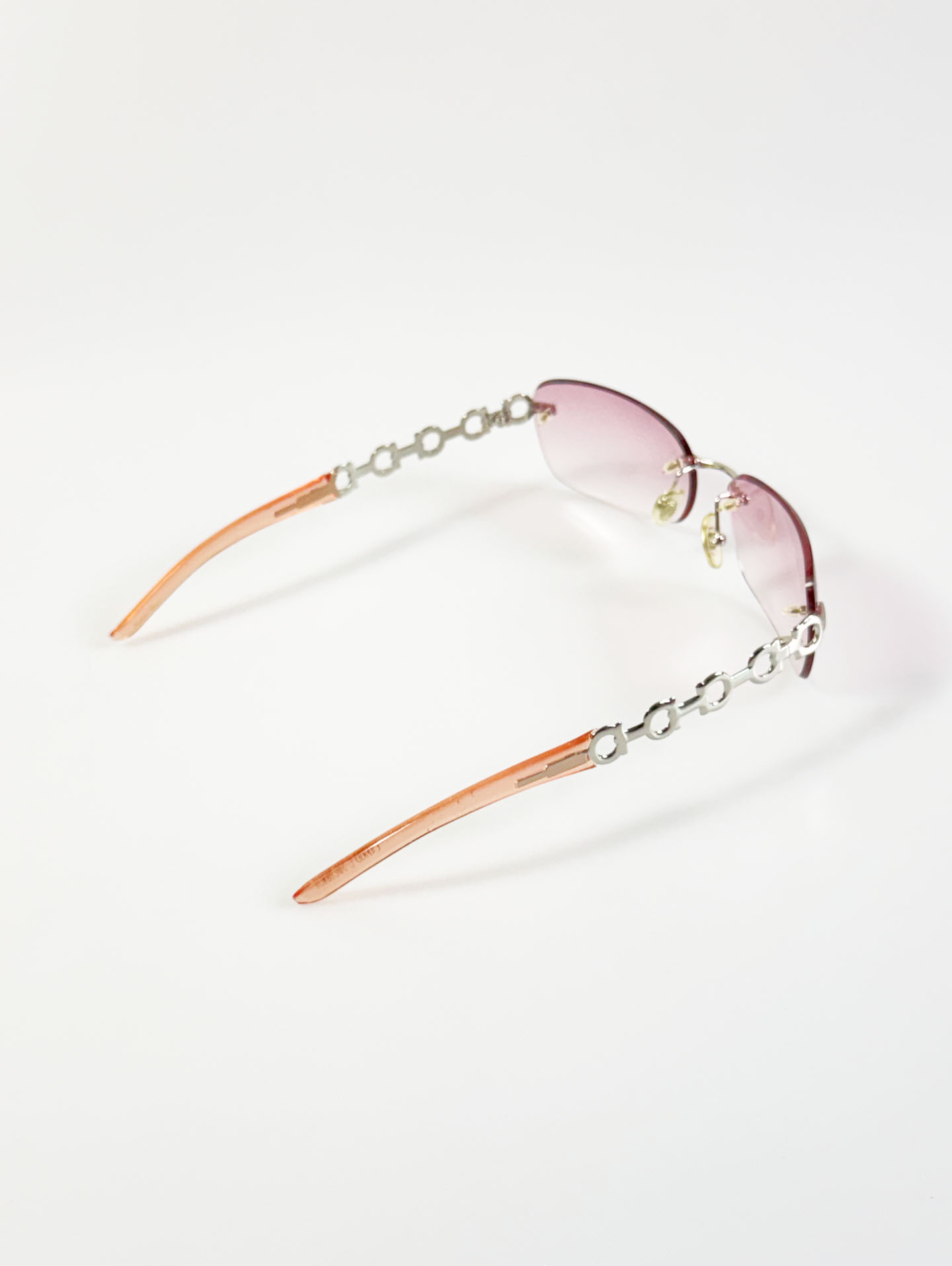 CAPRIO Rimless Square Metal Tint Sunglasses
