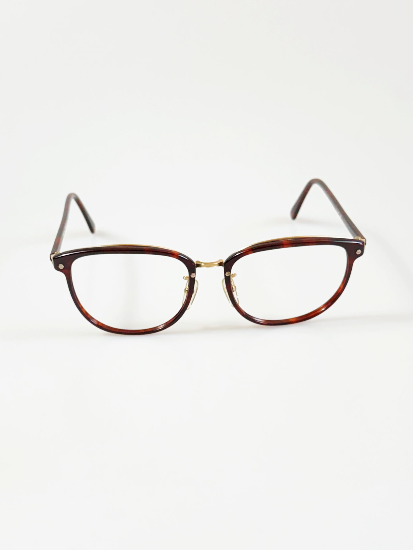 90's CHARLES JOURDAN PARIS Tortoiseshell Browline Square Frame Glasses