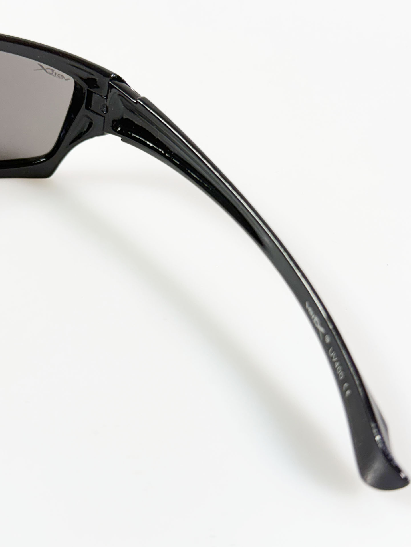 VERTX Black Sport Wraparound Sunglasses