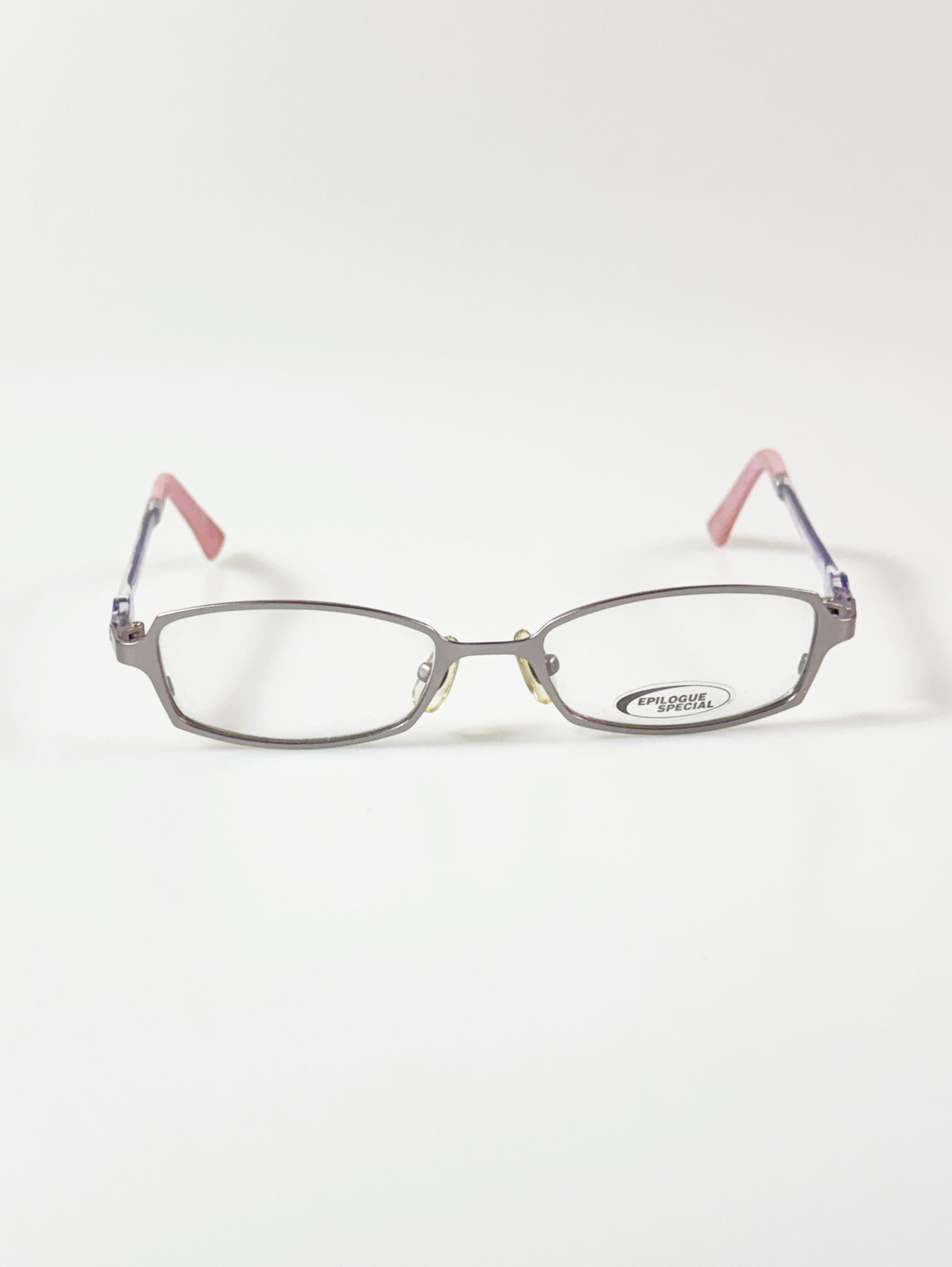EPILOGUE Slim Square Metal Frame Glasses