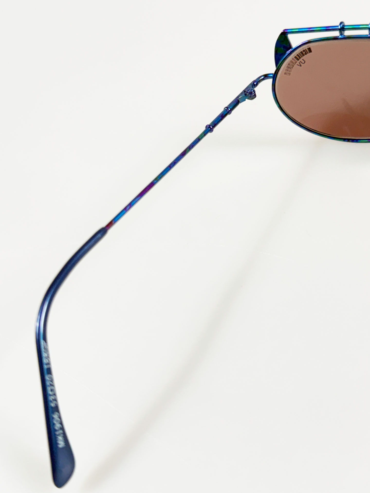 90's MICHIKO LONDON Iridescent Double Bridge Sunglasses / 3 Colors