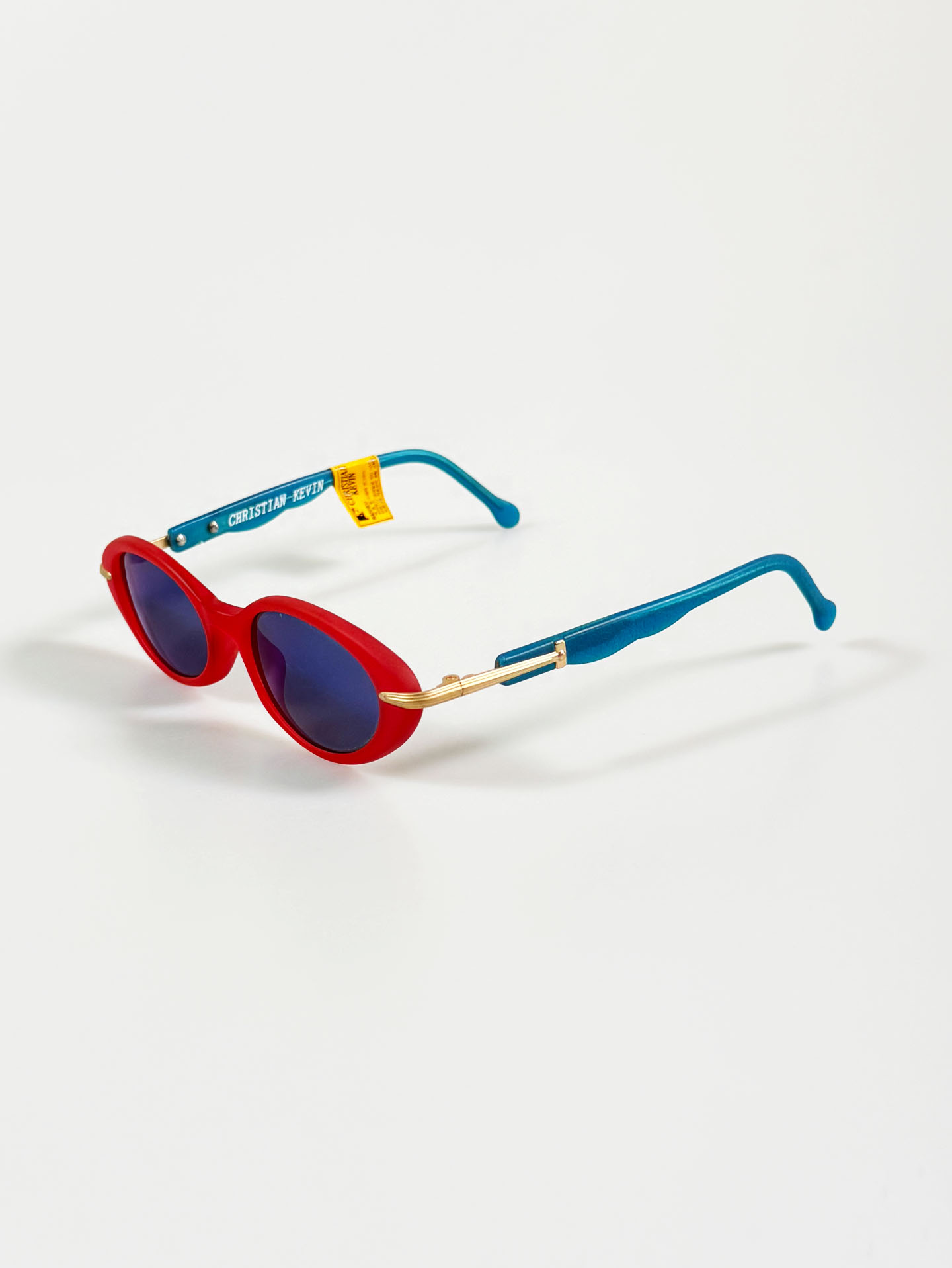 90's Christian Kevin Bold Oval Frame Sunglasses