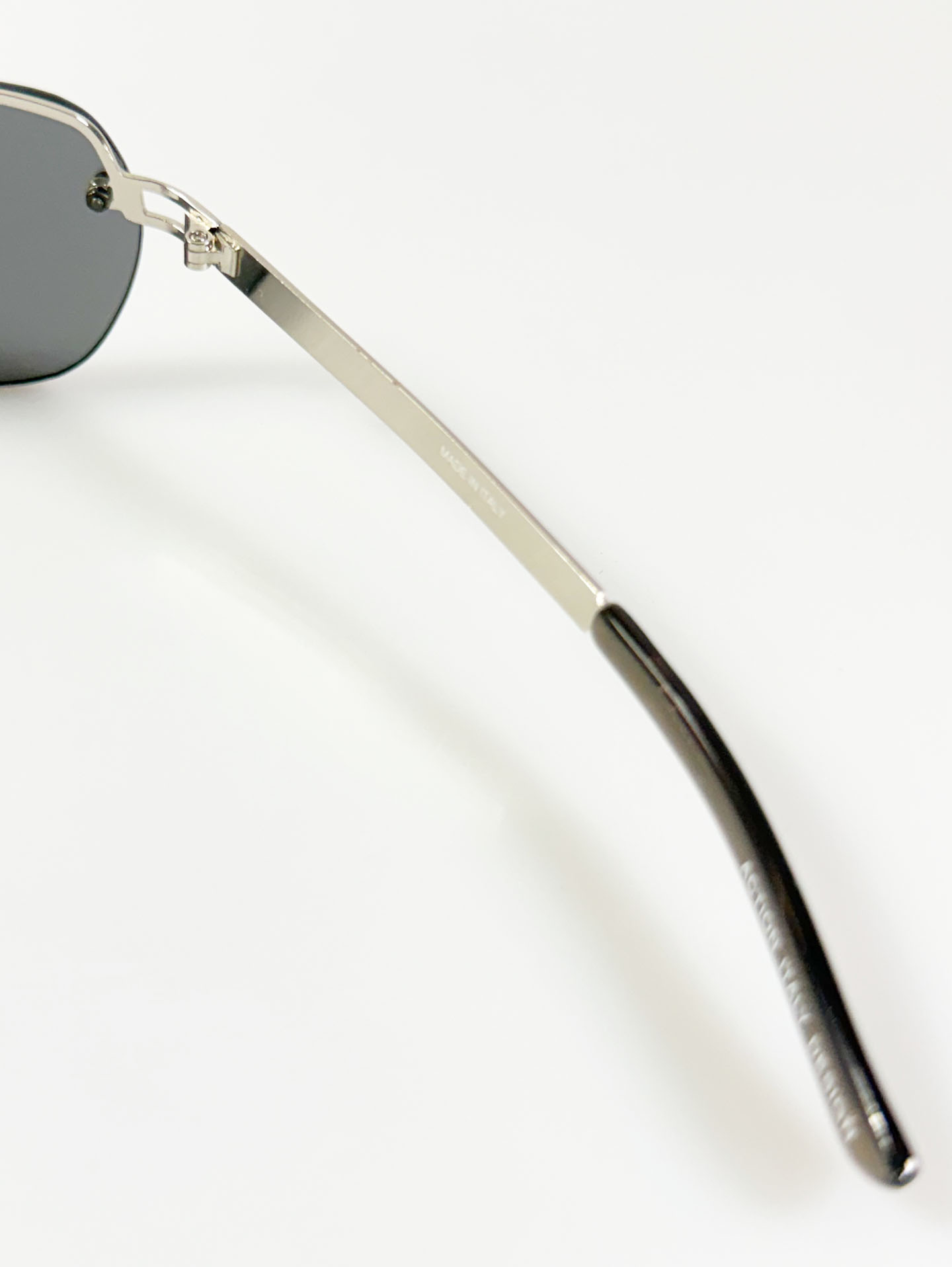 90's ACTION Rimless Square Metal Sunglasses