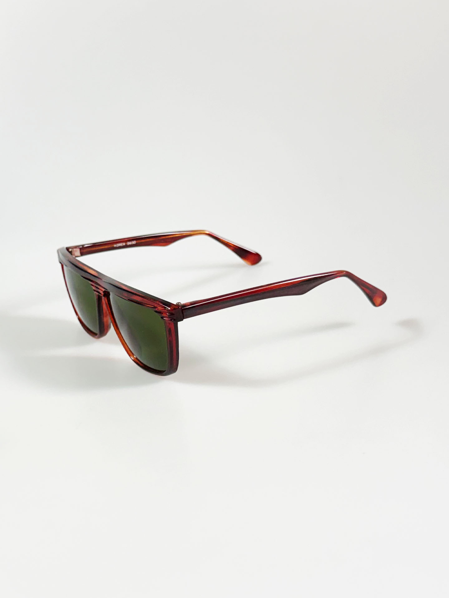 90's TECH Tortoiseshell Square Sunglasses