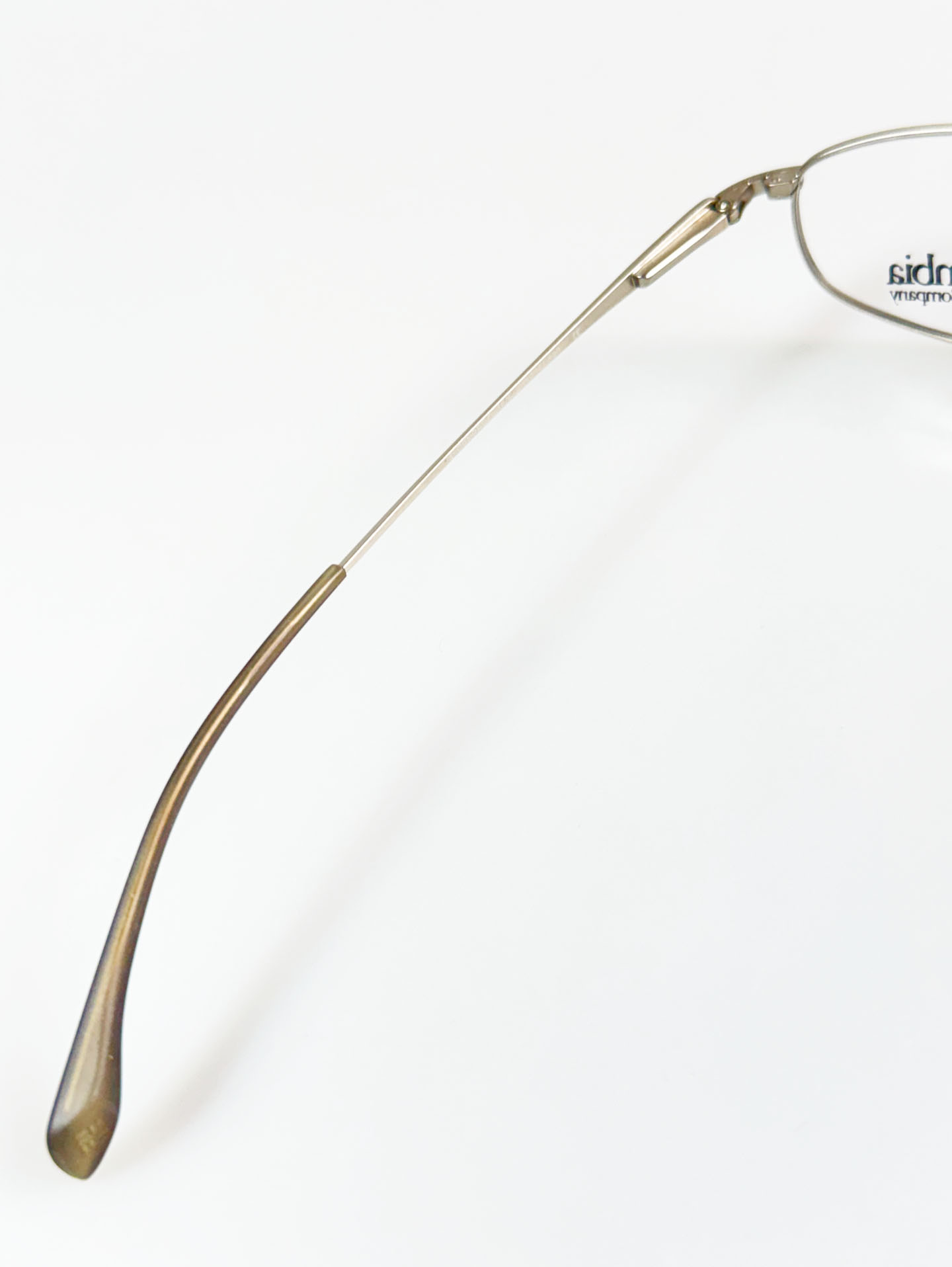 Columbia Silver Slim Square Metal Frame Glasses