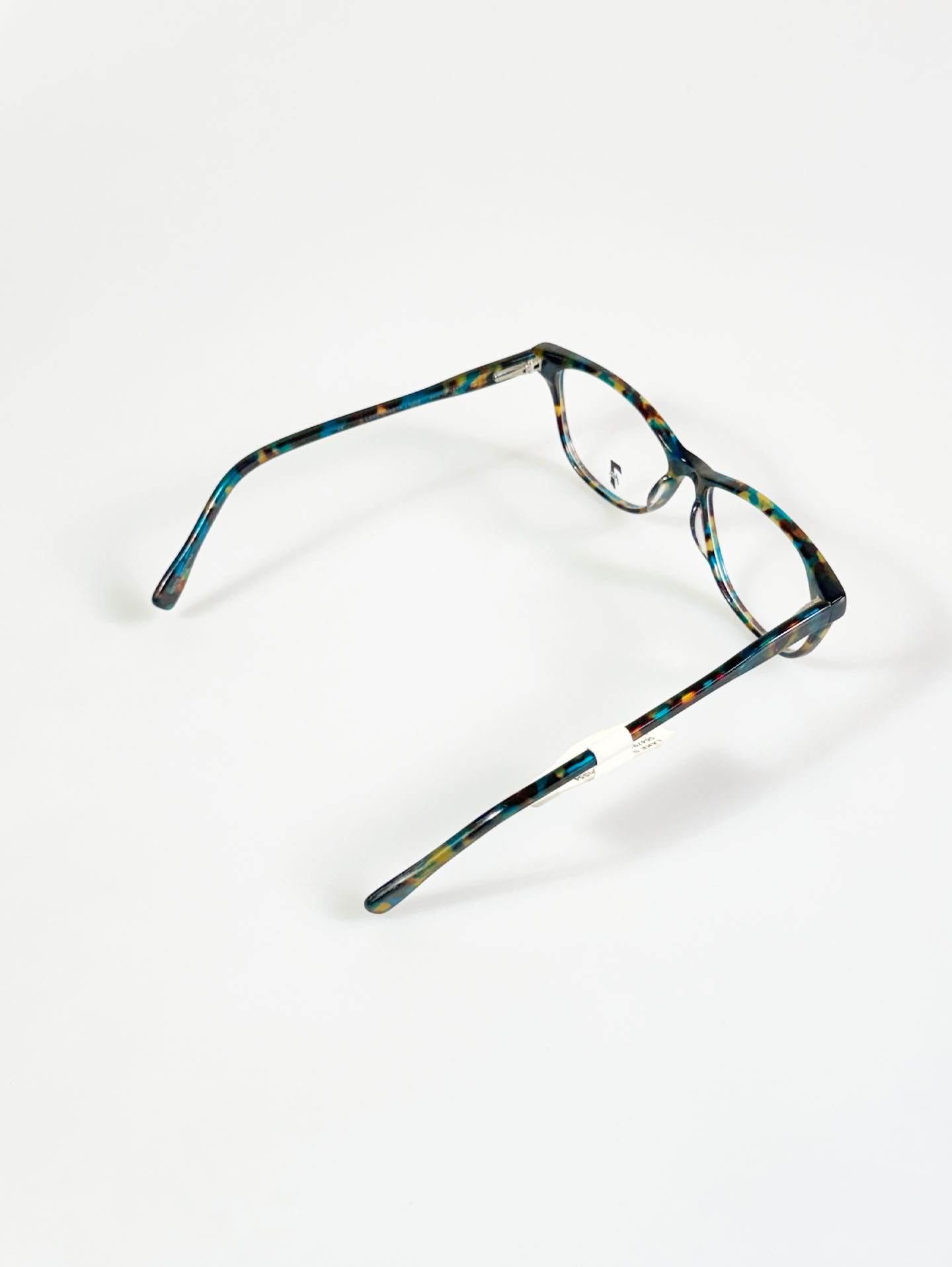 7KAM Marble Tortoise Square Horn-Rim Glasses