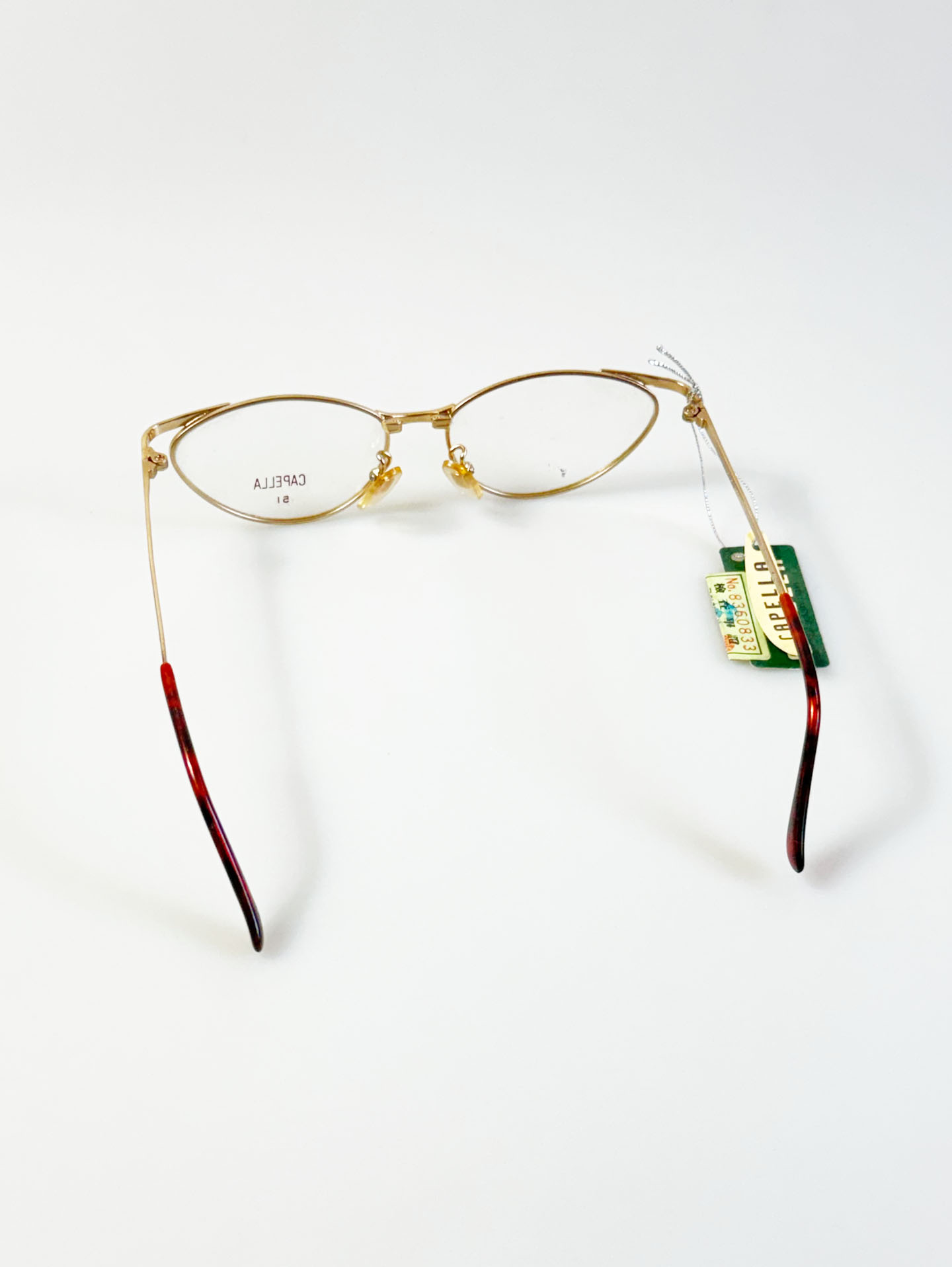 90's CAPELLA Gold Wellington Metal Frame Glasses