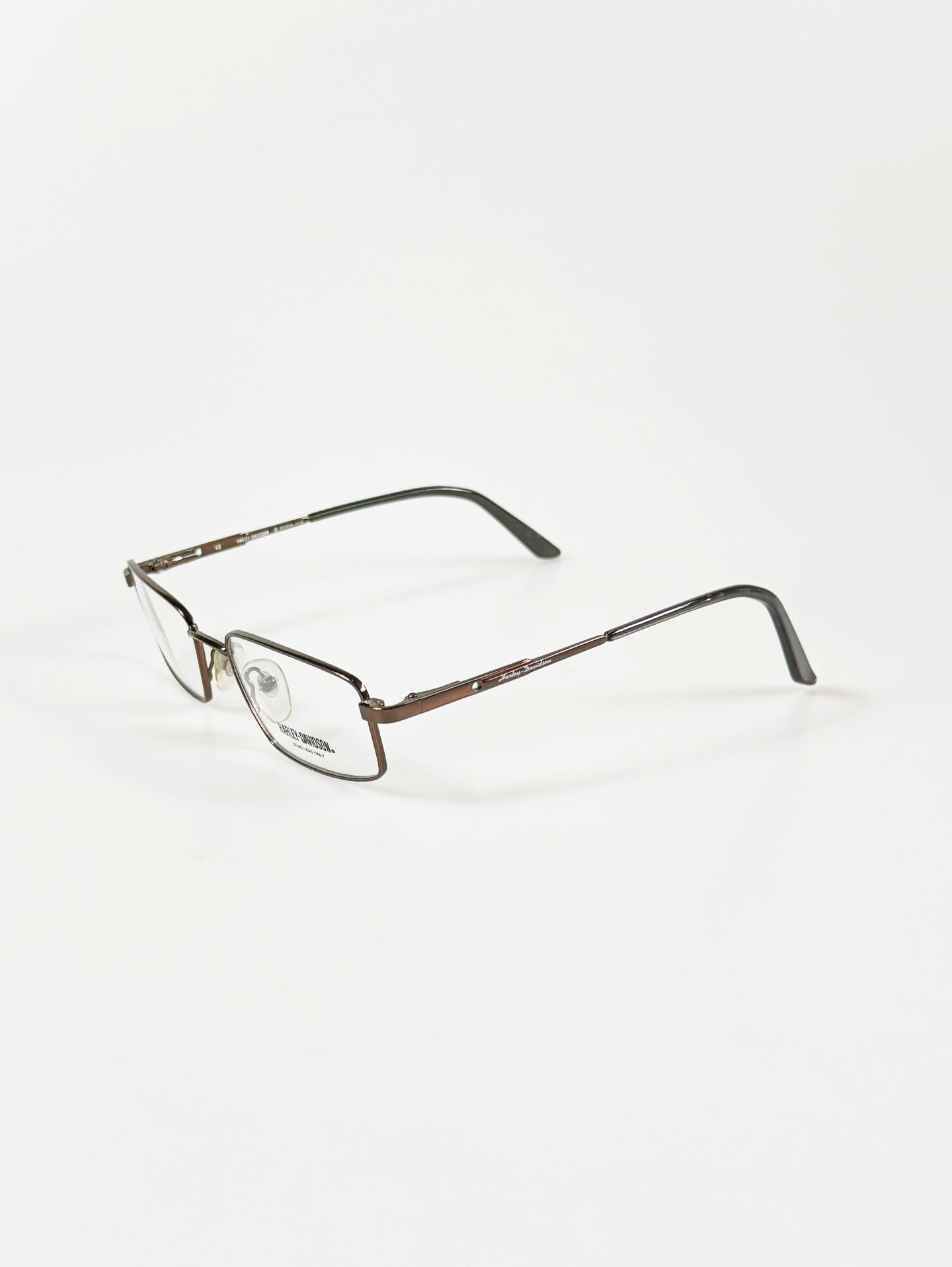HARLEY-DAVIDSON Slim Square Metal Frame Glasses