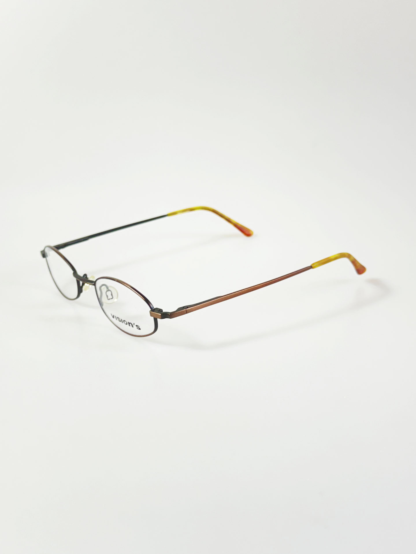 Vision’s Slim Oval Two-Tone Metal Glasses