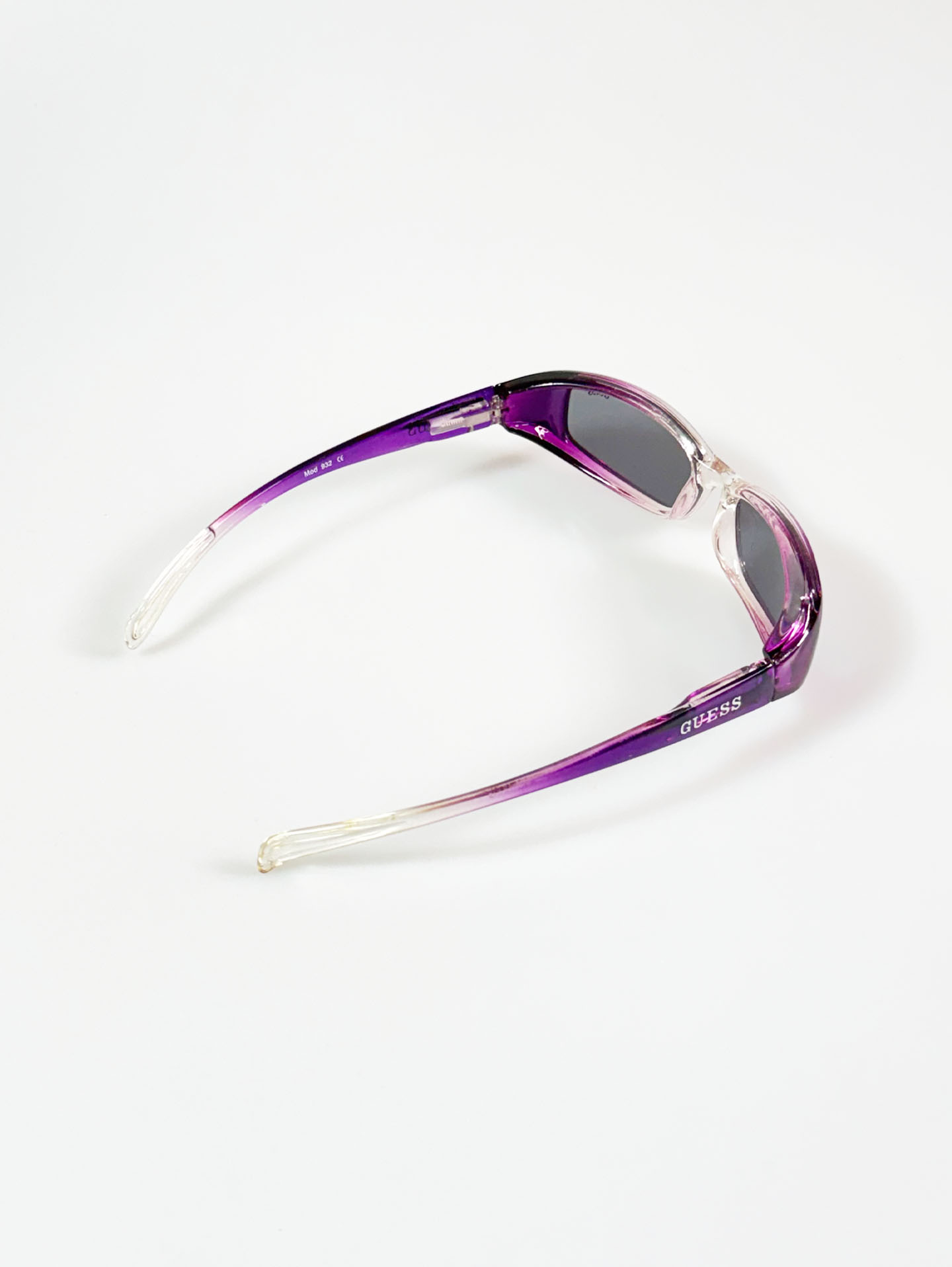 GUESS Square Purple Fade Gradient Sunglasses