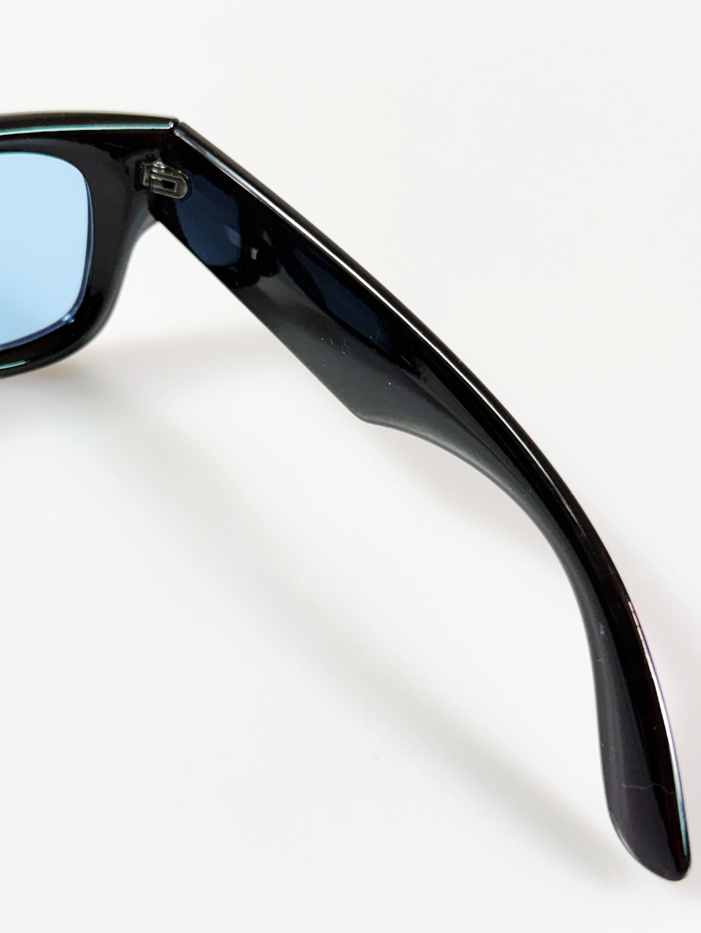 Black Bold Square Tinted Sunglasses