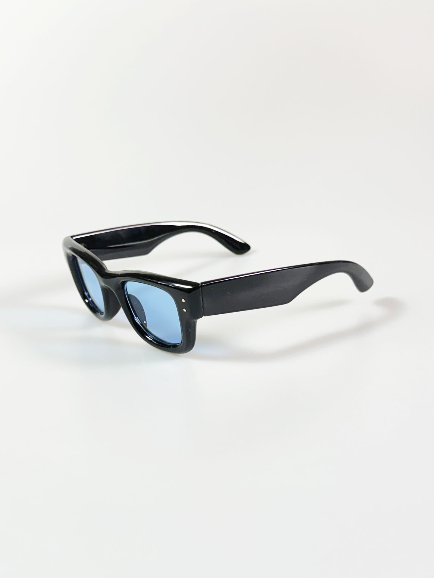 Black Bold Square Tinted Sunglasses