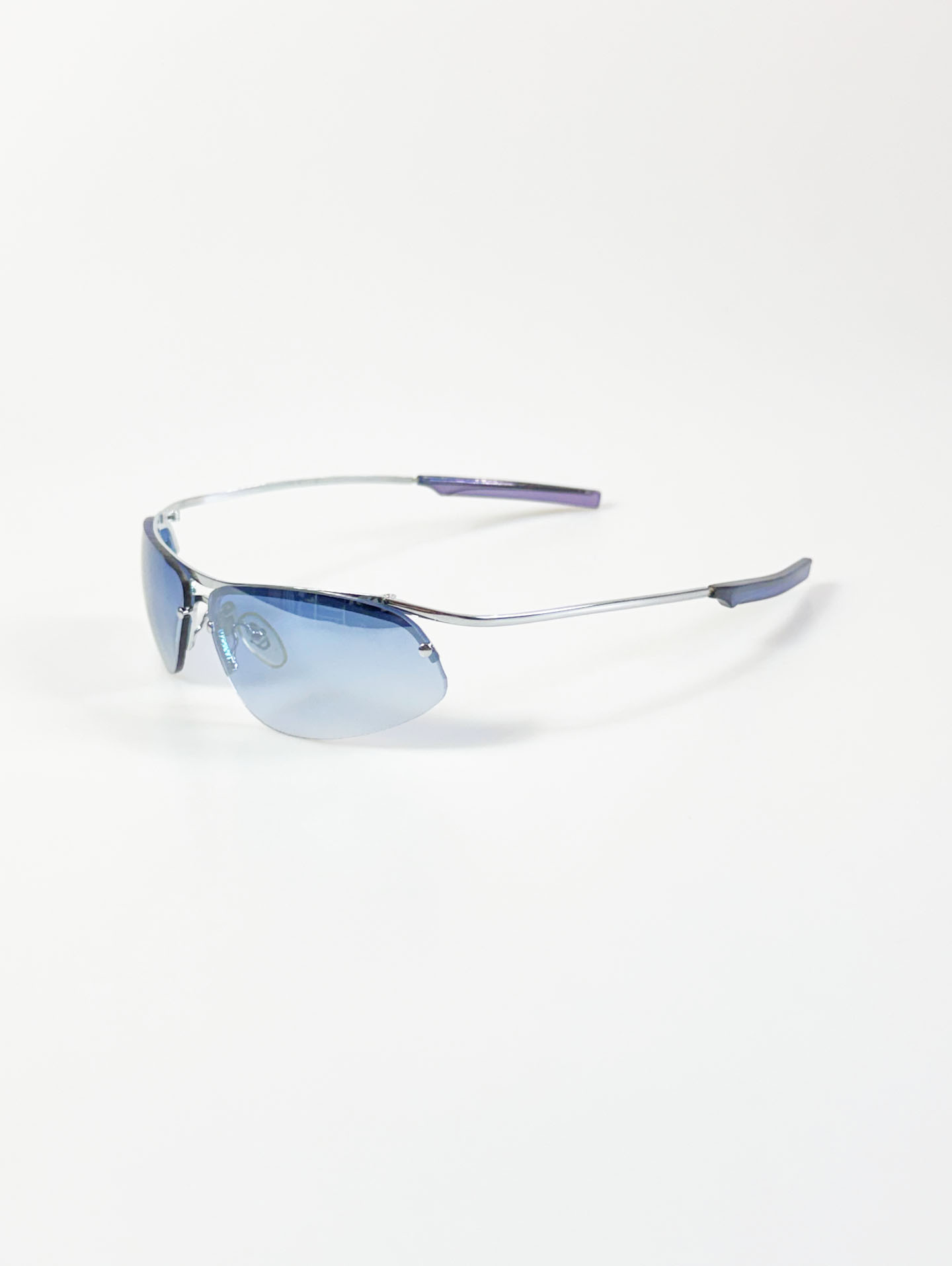 90’s Donkey In NewYork Rimless Square Tinted Sunglasses