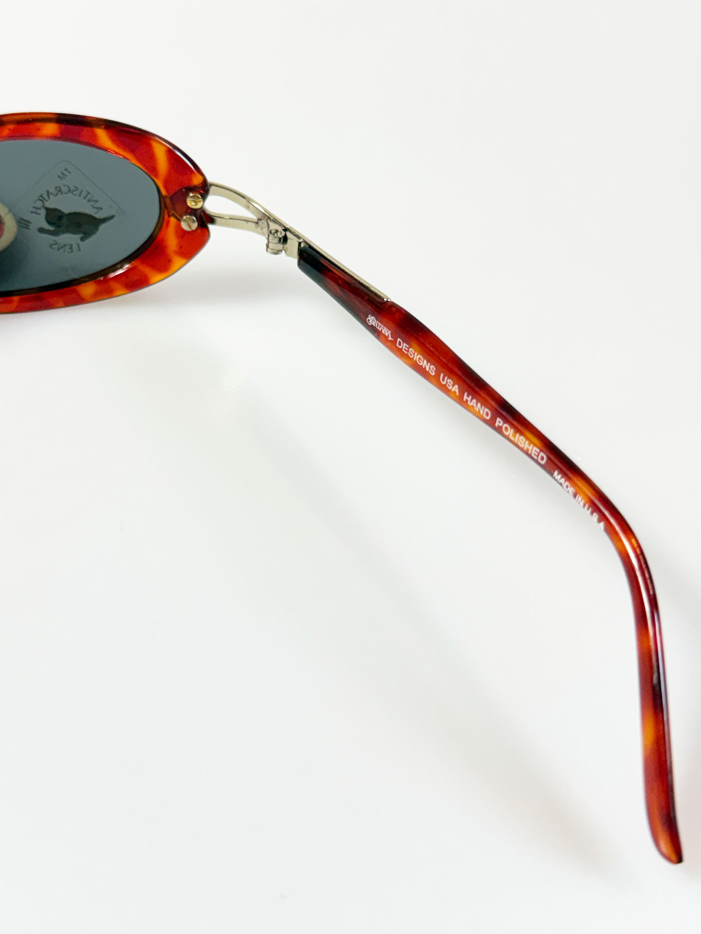 90’s SANTANA Tortoiseshell Oval Frame Sunglasses