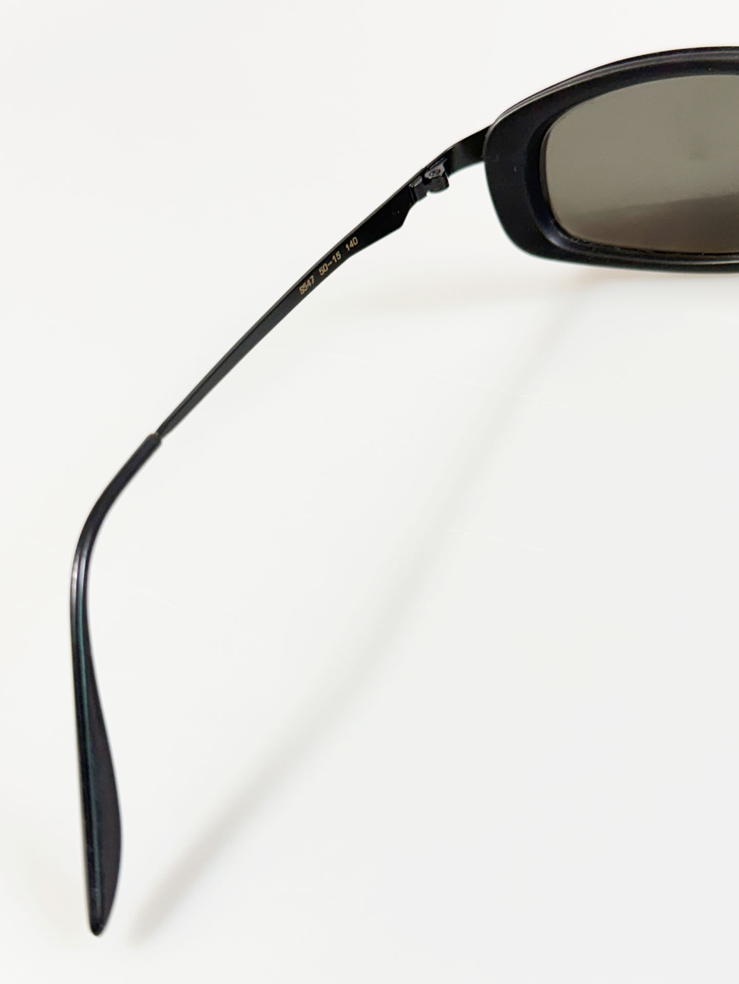 90's CHAPLIN LA PARIS Black Square Combination Frame Sunglasses