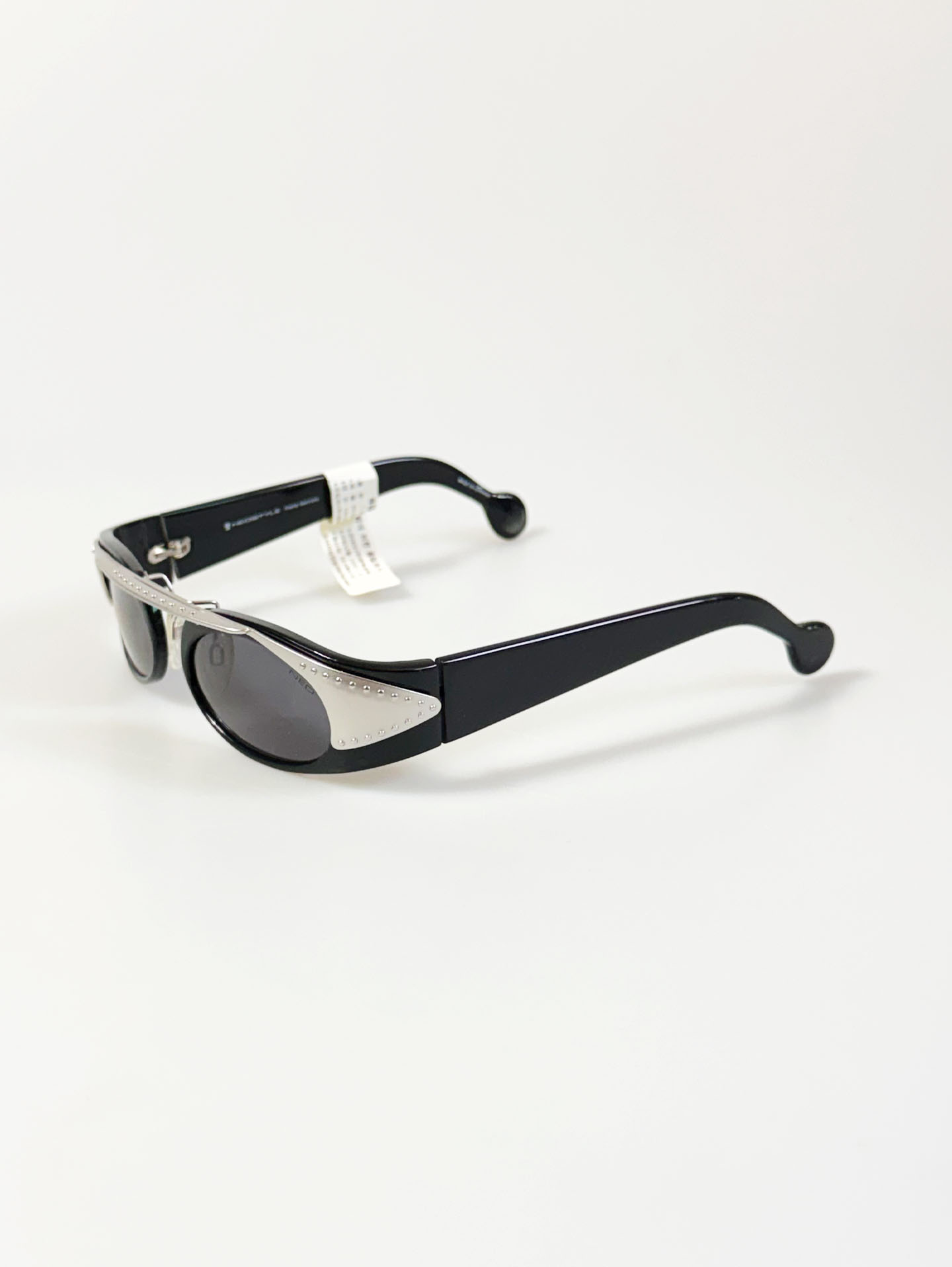 NEOSTYLE Black & Silver Oval Combination Frame Sunglasses
