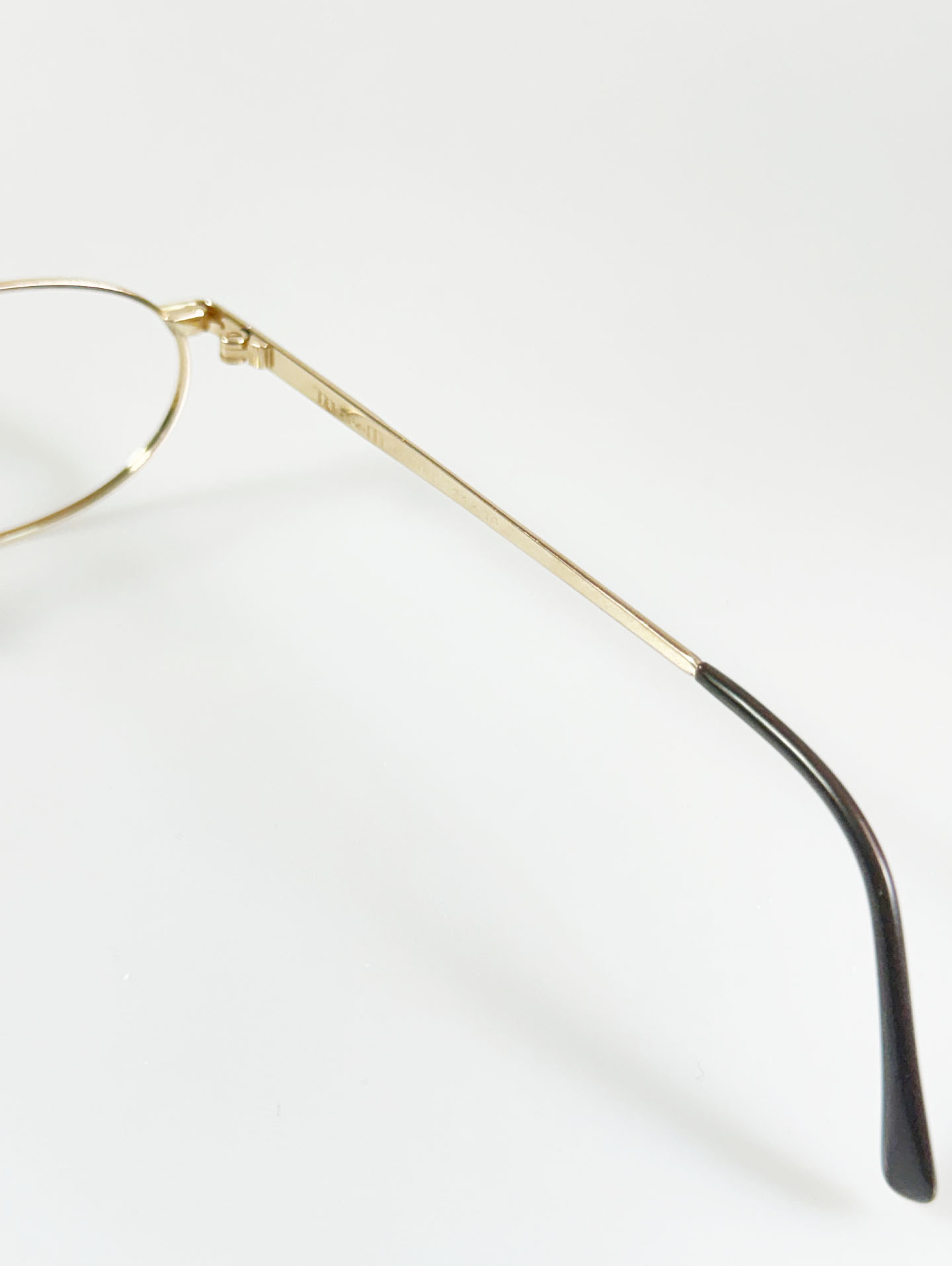 Marelli Gold Square Metal Boeing Frame Glasses