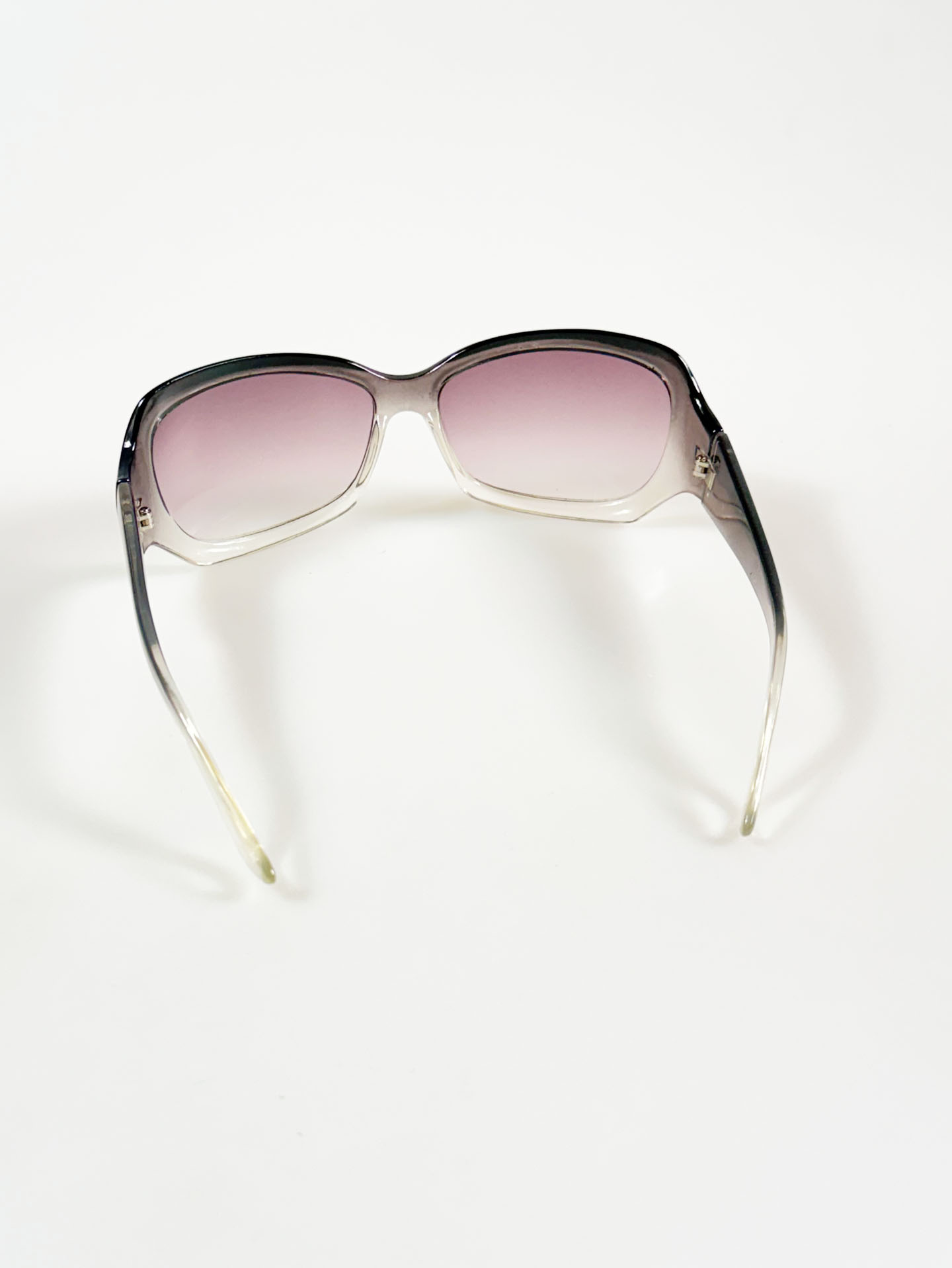 Smoke Gradient Oversized Square Tint Sunglasses