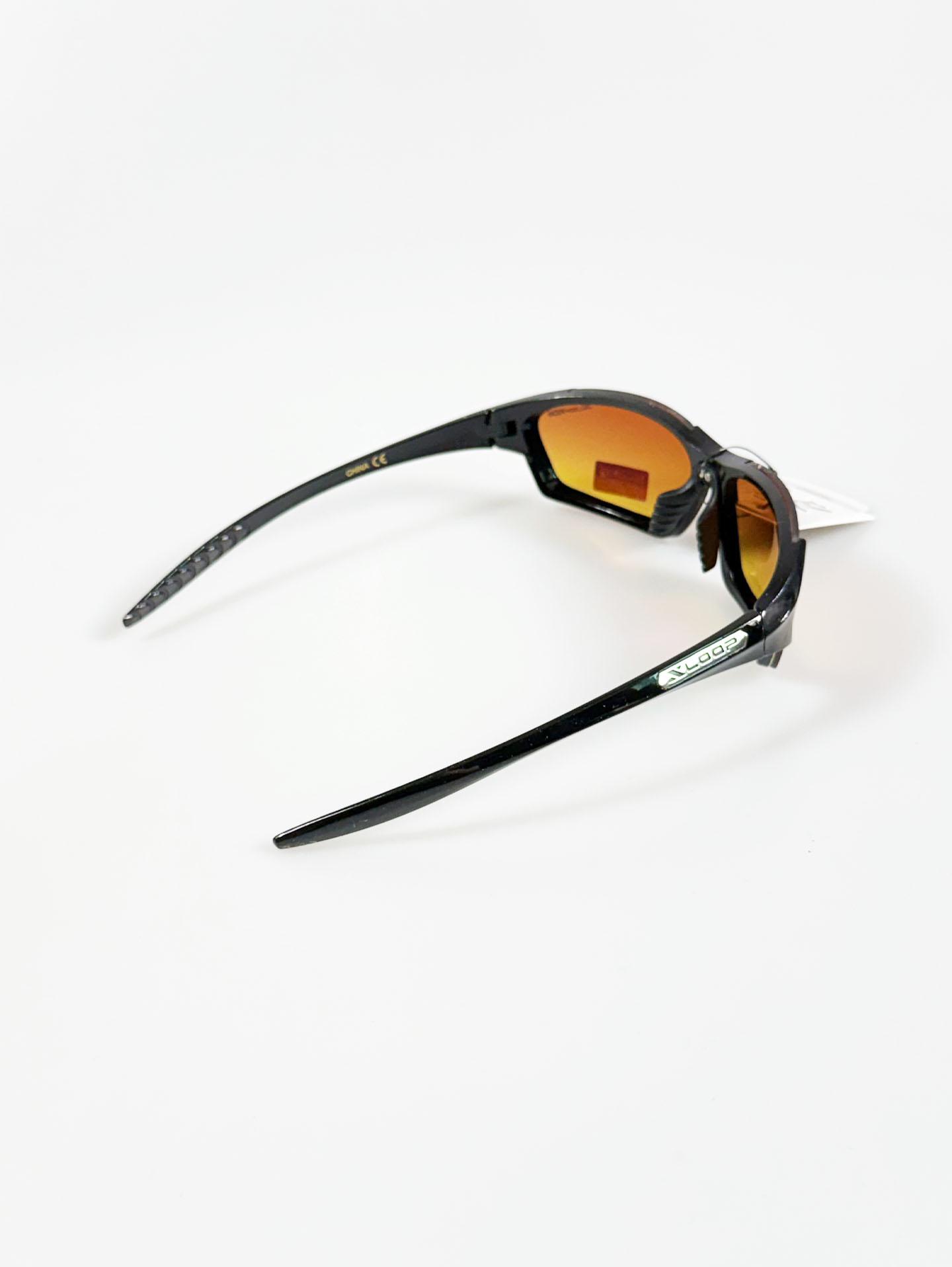XLOOP Black Sport Wraparound Tint Sunglasses
