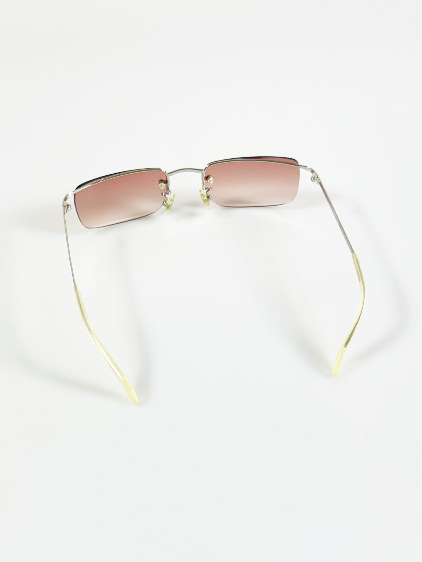 CAPRIO Rimless Square Metal Tint Sunglasses
