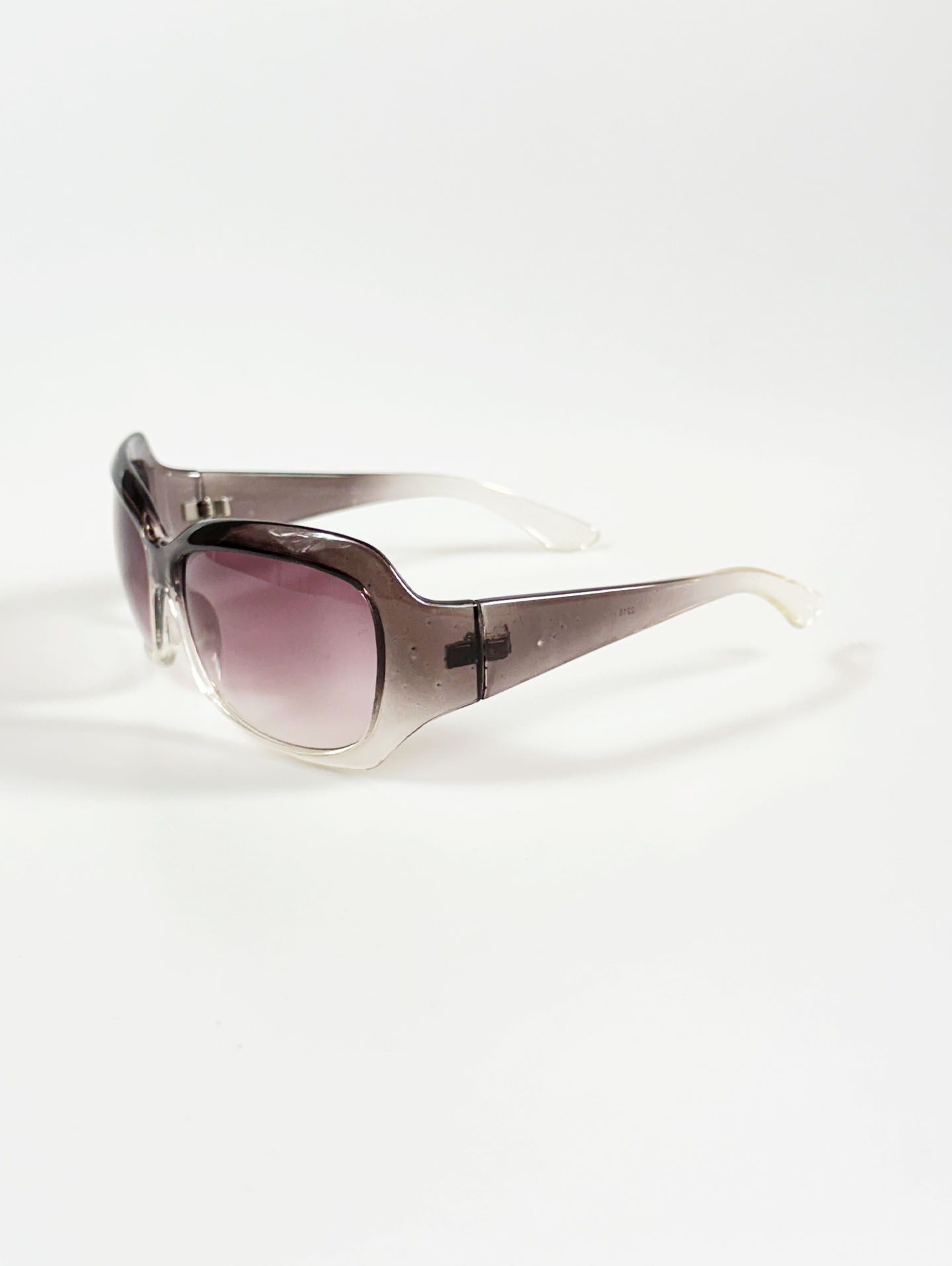 Smoke Gradient Oversized Square Tint Sunglasses
