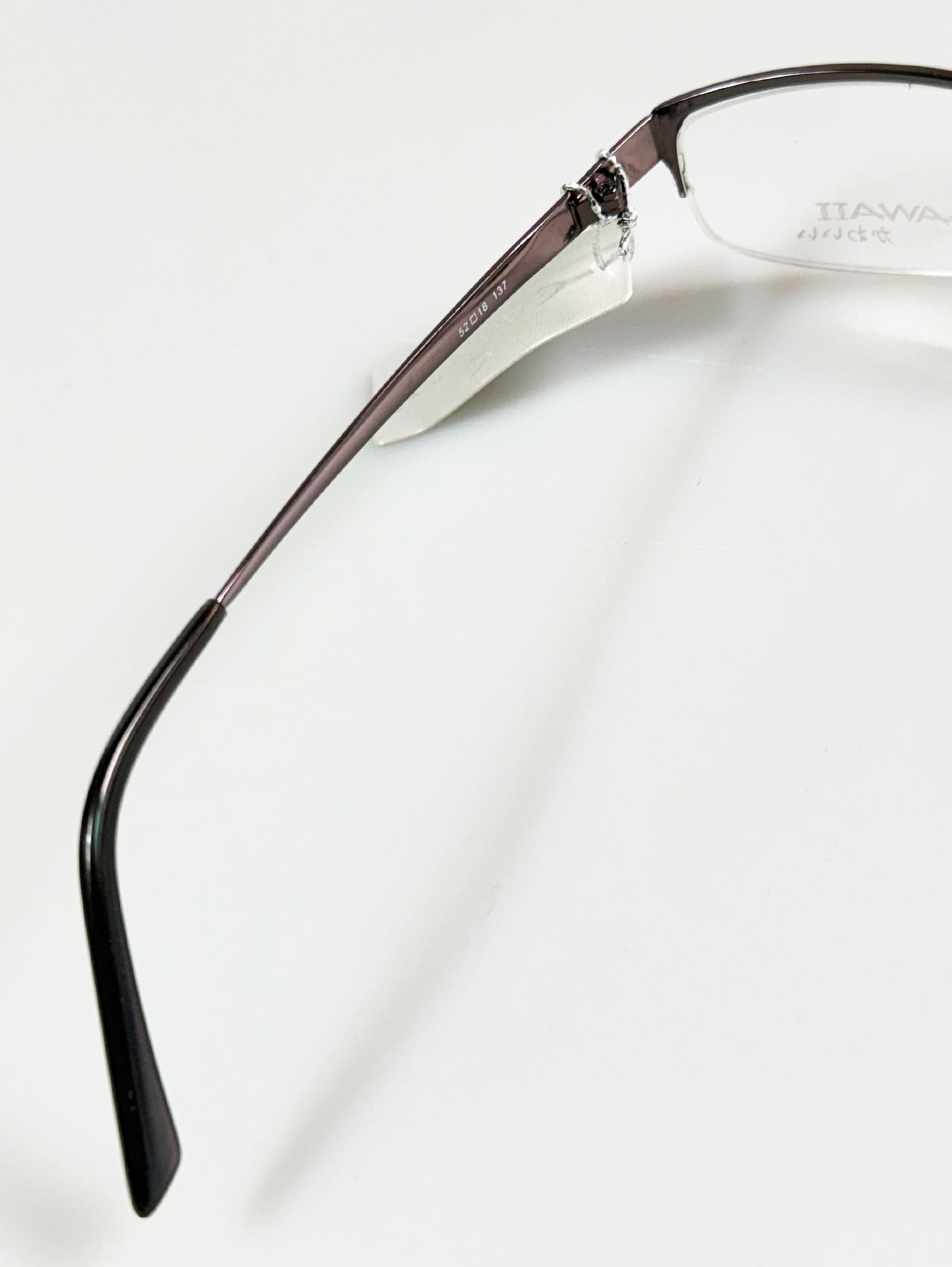 Series 01. GAWAII Vintage Titanium Semi-Rimless Eyewear Collection