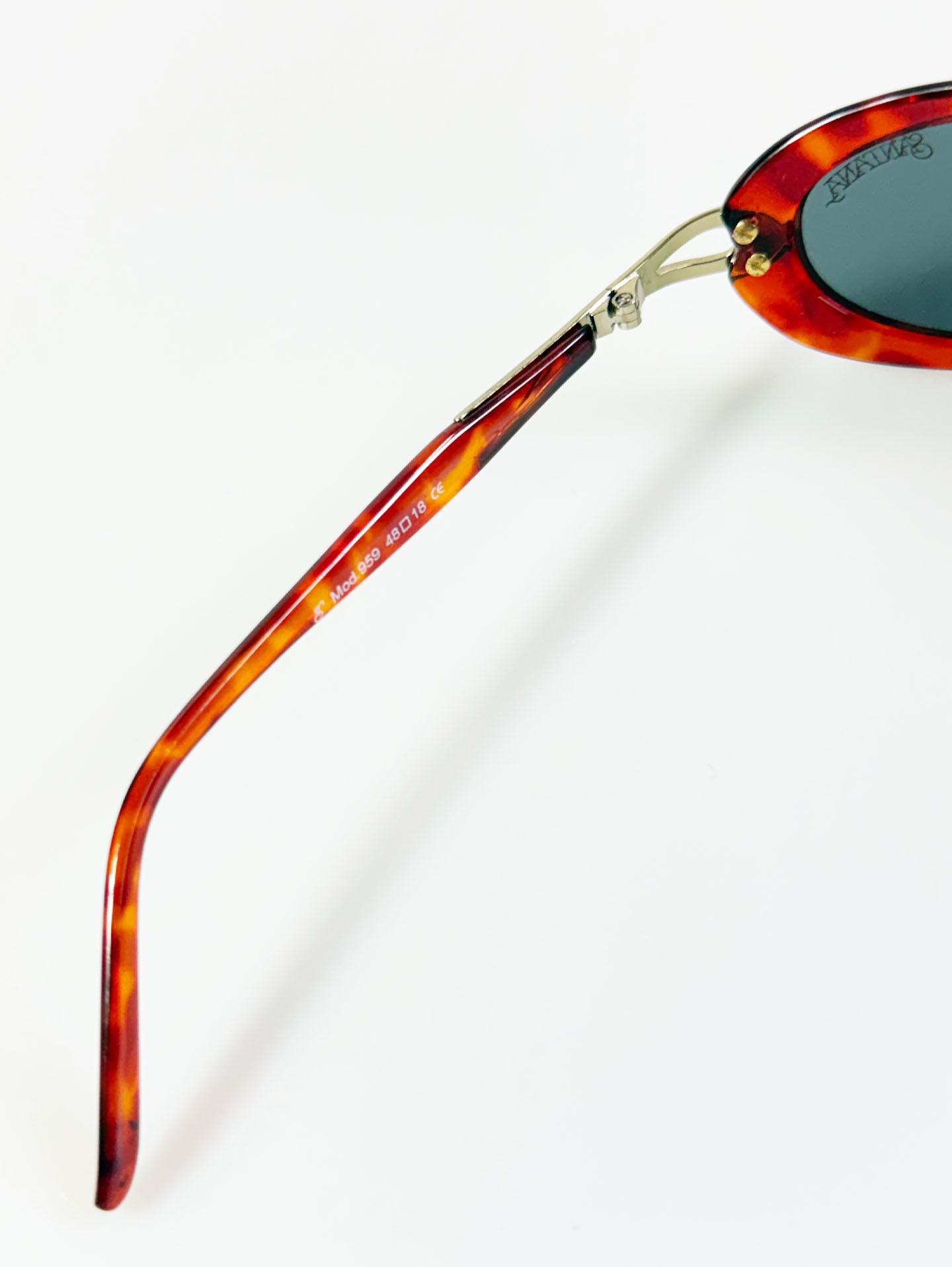 90’s SANTANA Tortoiseshell Oval Frame Sunglasses