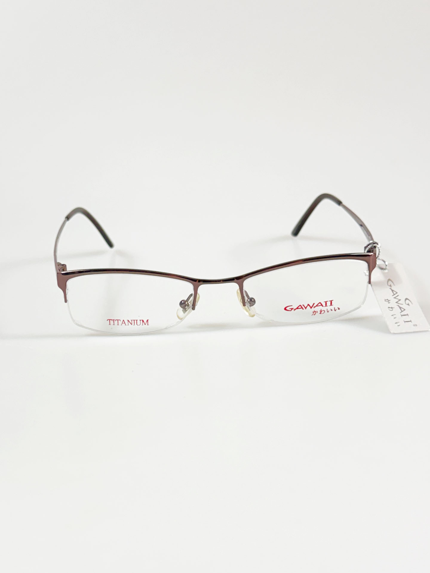 Series 01. GAWAII Vintage Titanium Semi-Rimless Eyewear Collection