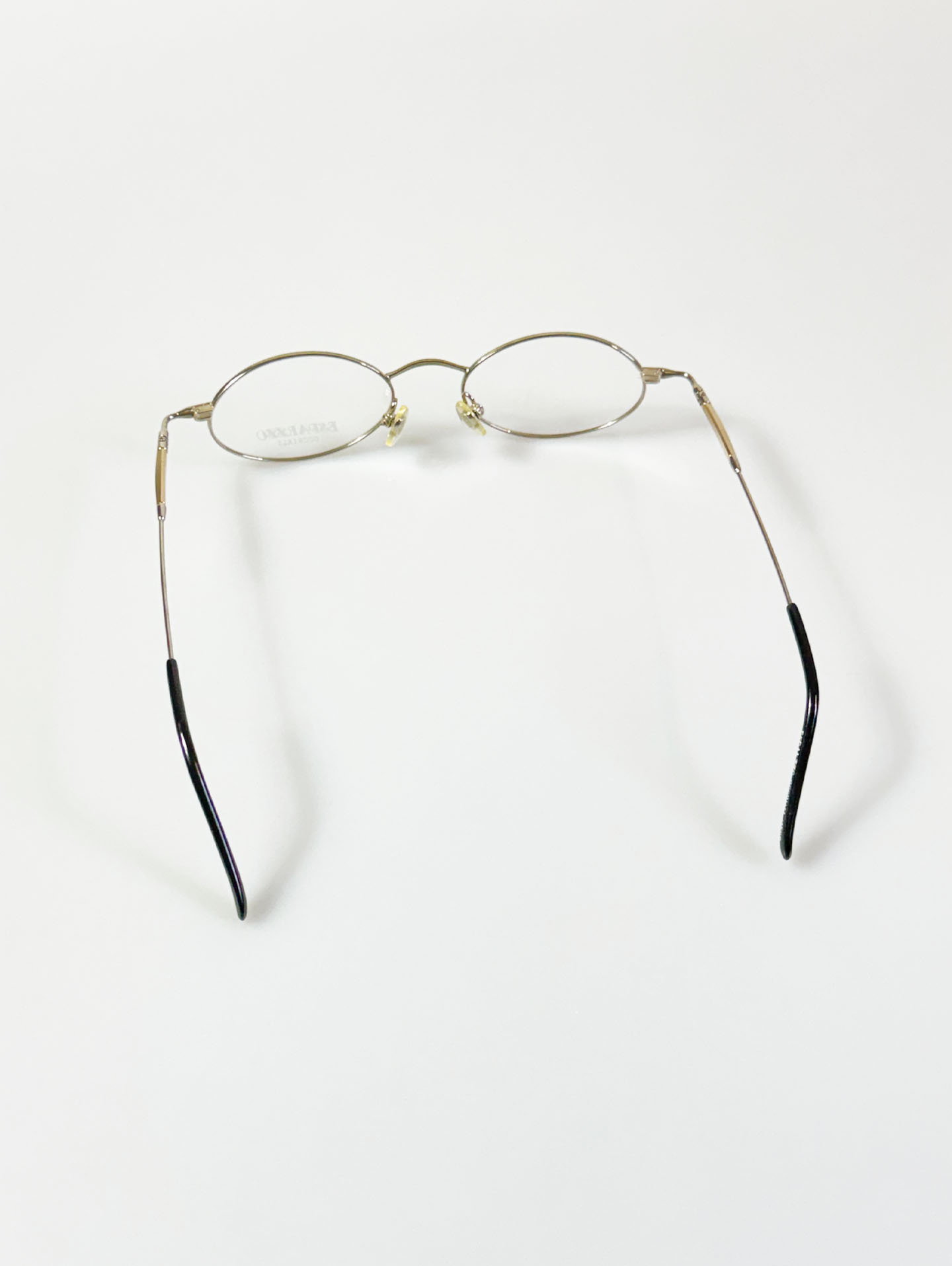 ESPARSO OCCHIALI Silver Slim Oval Metal Glasses