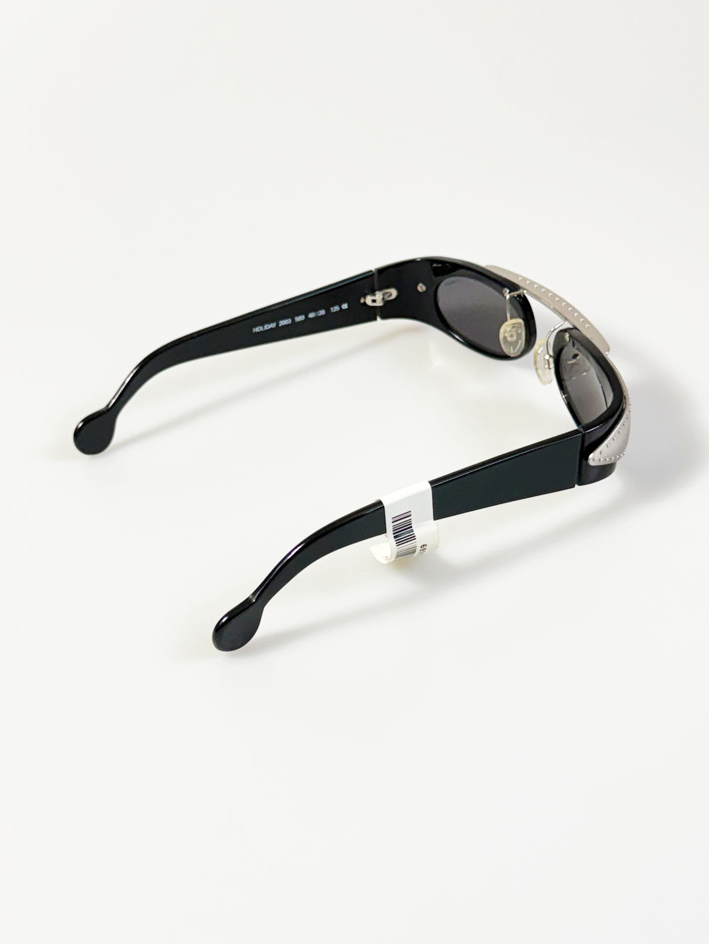 NEOSTYLE Black & Silver Oval Combination Frame Sunglasses