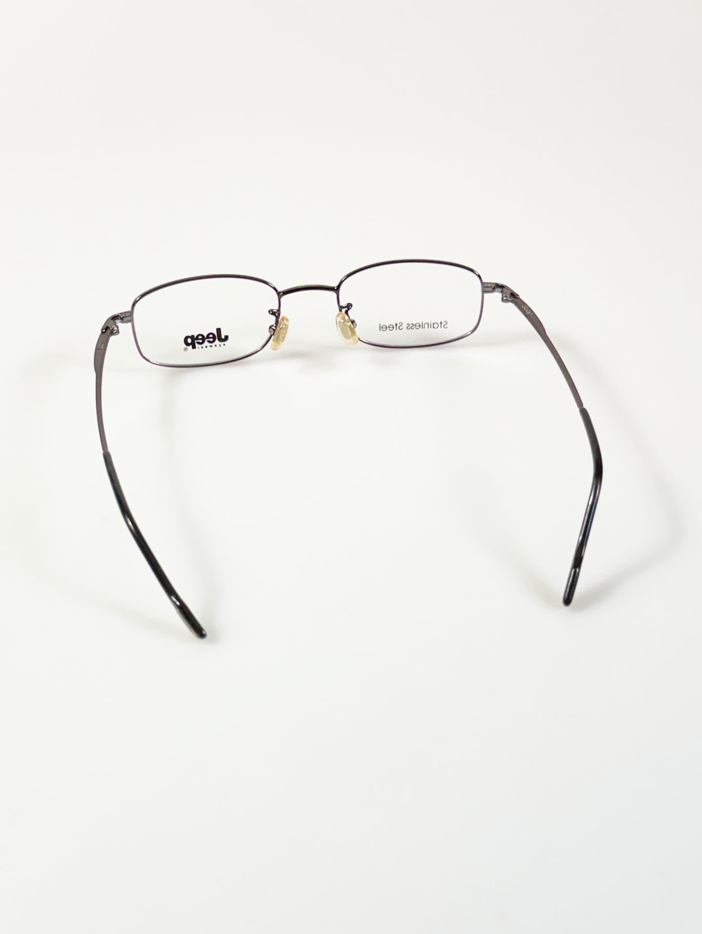 JEEP Gunmetal Slim Square Frame Glasses