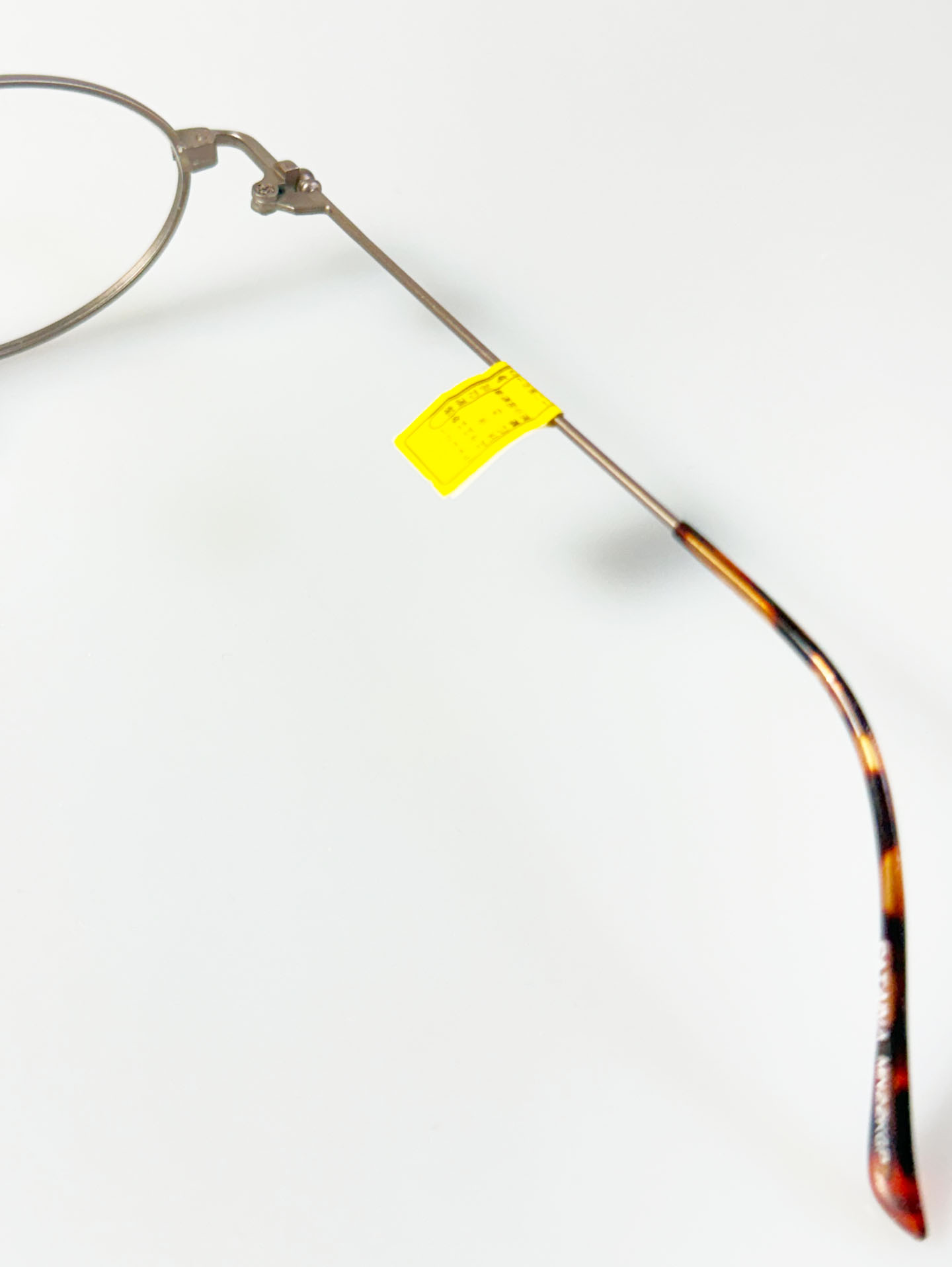90's PATIMA Slim Oval Metal Frame Glasses
