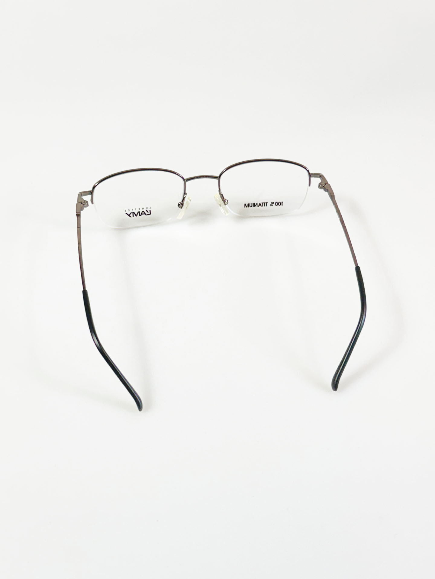LAMY Half-Rim Titanium Square Frame Glasses