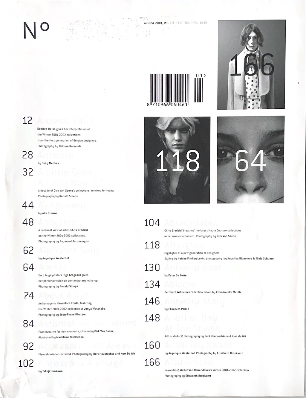 A Magazine N°A Curated By Dirk van Saene