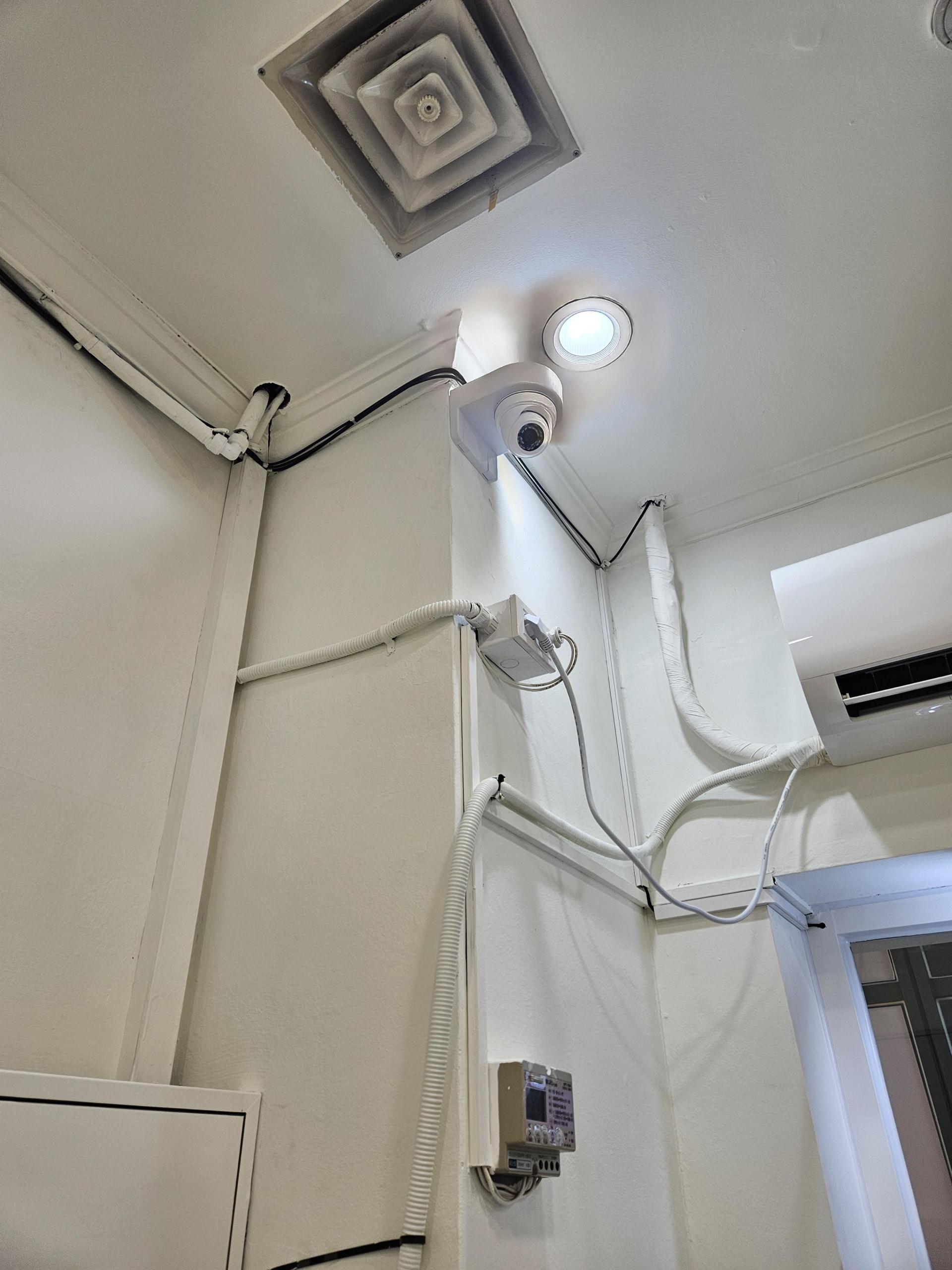 500만 화소 고화질 CCTV 렌즈 근접 이미지