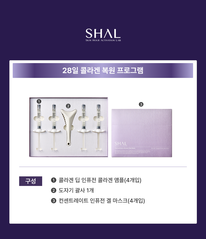28일 콜라겐 복원 프로그램