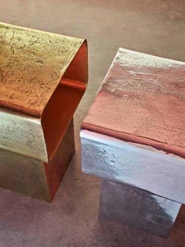 키라 43 사이드테이블, 캐스트 알루미늄 / KIRA 43 Side table