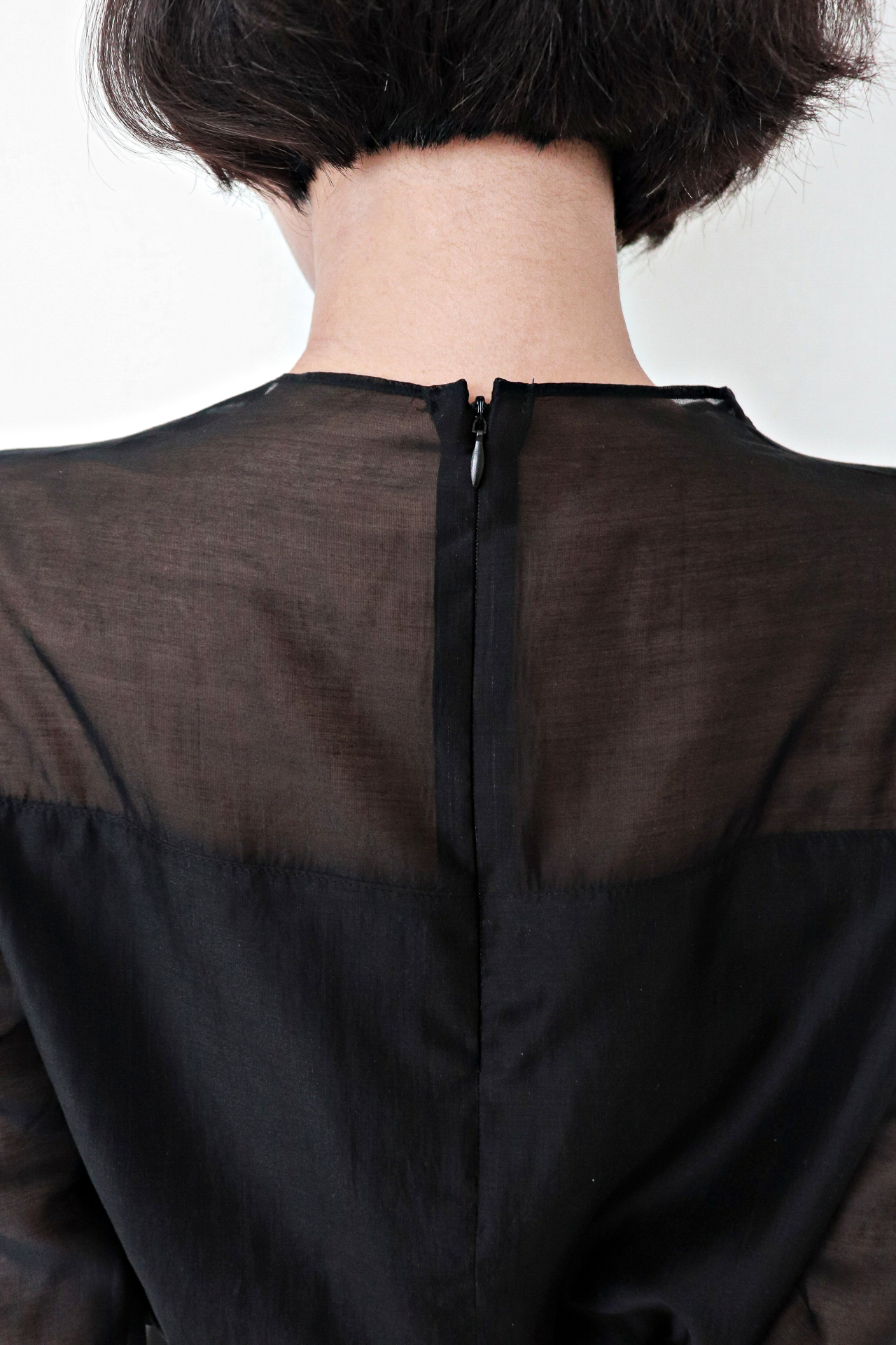 Grace Sheer Blouse_Black