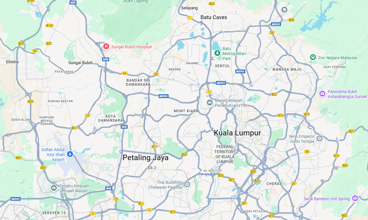 IGB 셔틀버스 노선도