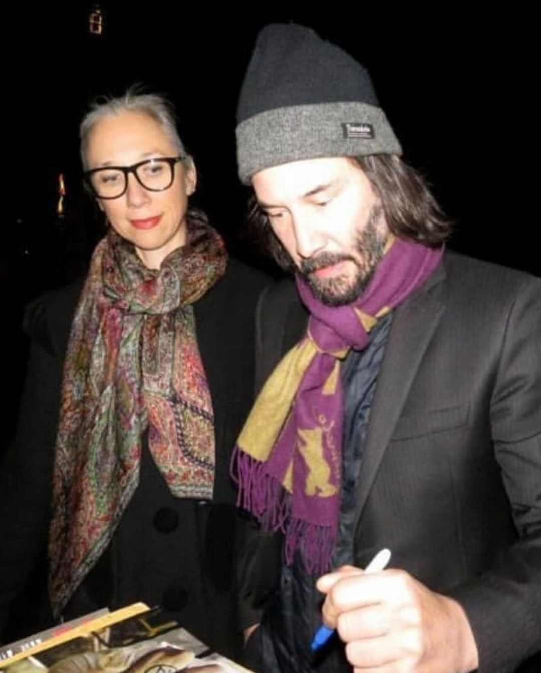 키아누 리브스와 그의 연인 알렉산드라 그랜트 🖤 : 데패뉴 | etc, image size:1080x1343