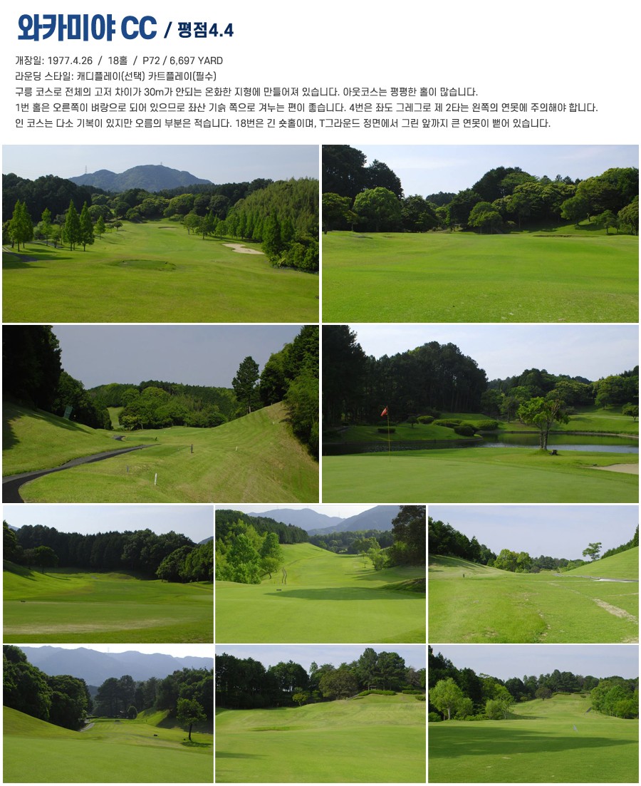 후쿠오카골프 시내골프 센트럴 니조 페잔트 와카미야 카호 문레이크CC