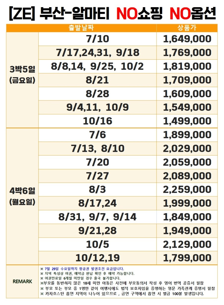 카자흐스탄 노쇼핑 노옵션 침블락 카인디호수 차른캐년 실로암 유황온천체험