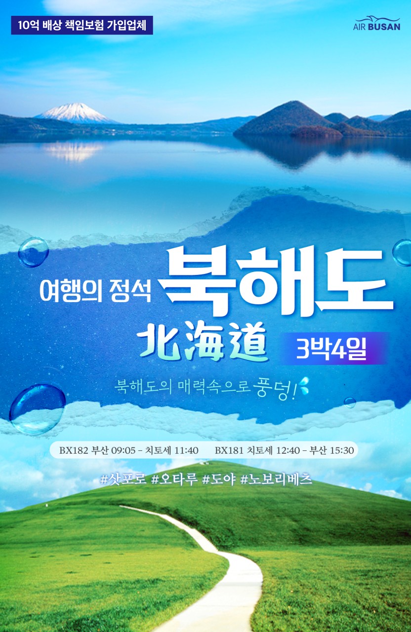 북해도 올인원 소운쿄 비에이 후라노 노보리베츠 도야 오타루 삿포호