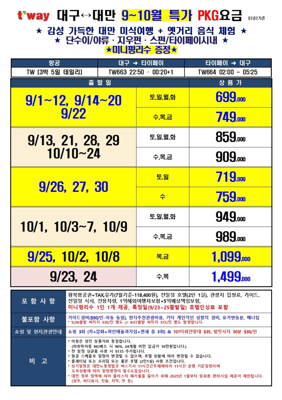 대만 특가 미식여행 옛거리음식체험 미니펑리수 단수이 야류 지우펀 스펀