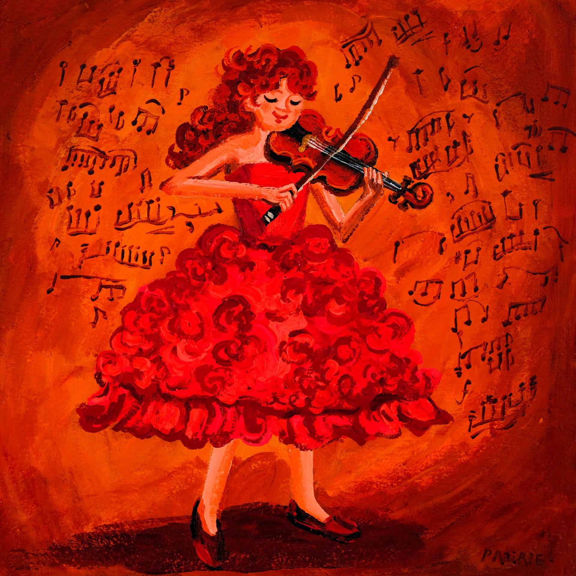바이올린을 켜는 소녀 / Girl playing the Violin